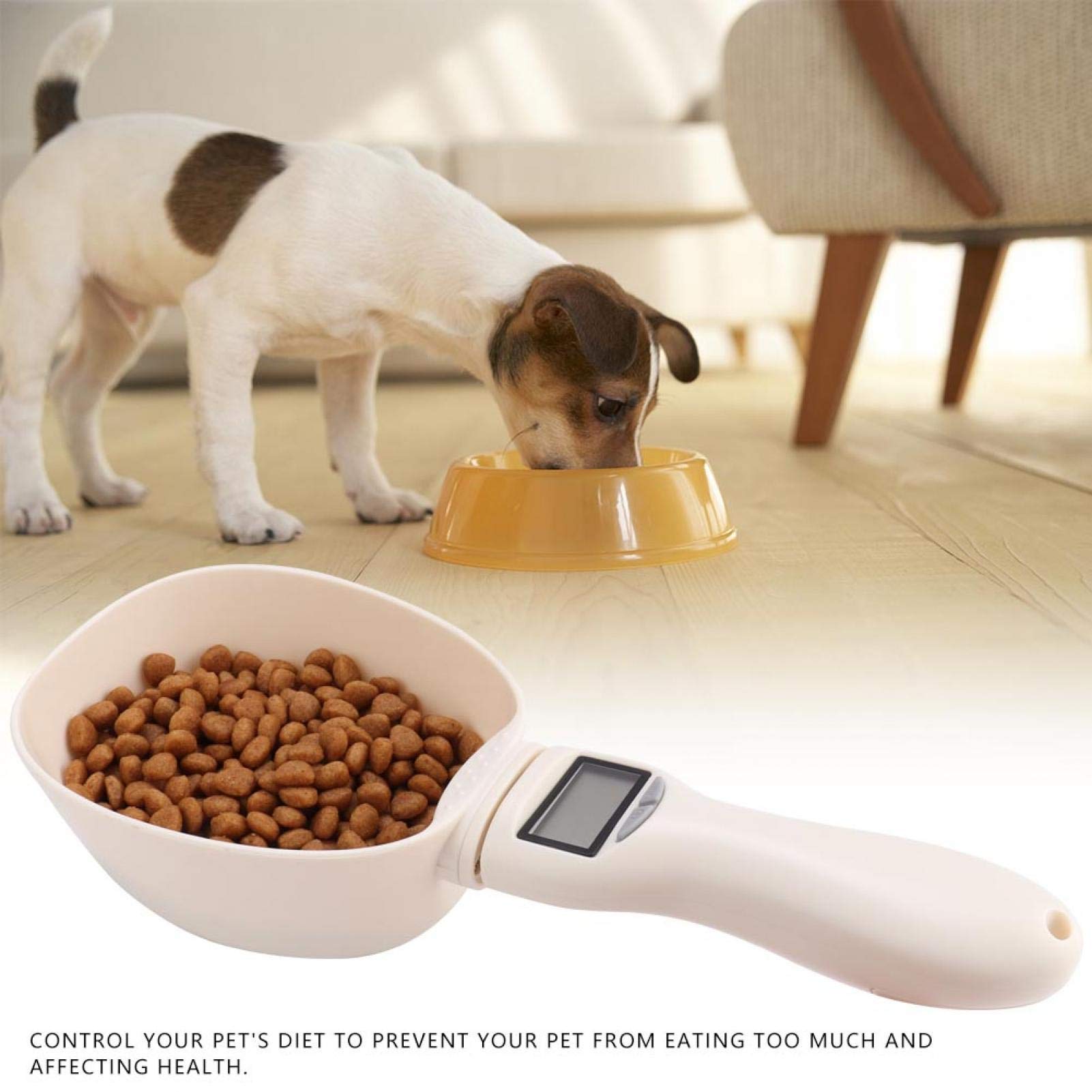 Kuuleyn Cucchiaio Dosatore Elettronico LCD per Cani Gatti