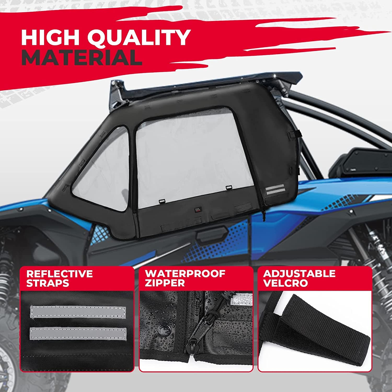 KEMIMOTO Teryx KRX 1000 porte superiori cabina impermeabili
