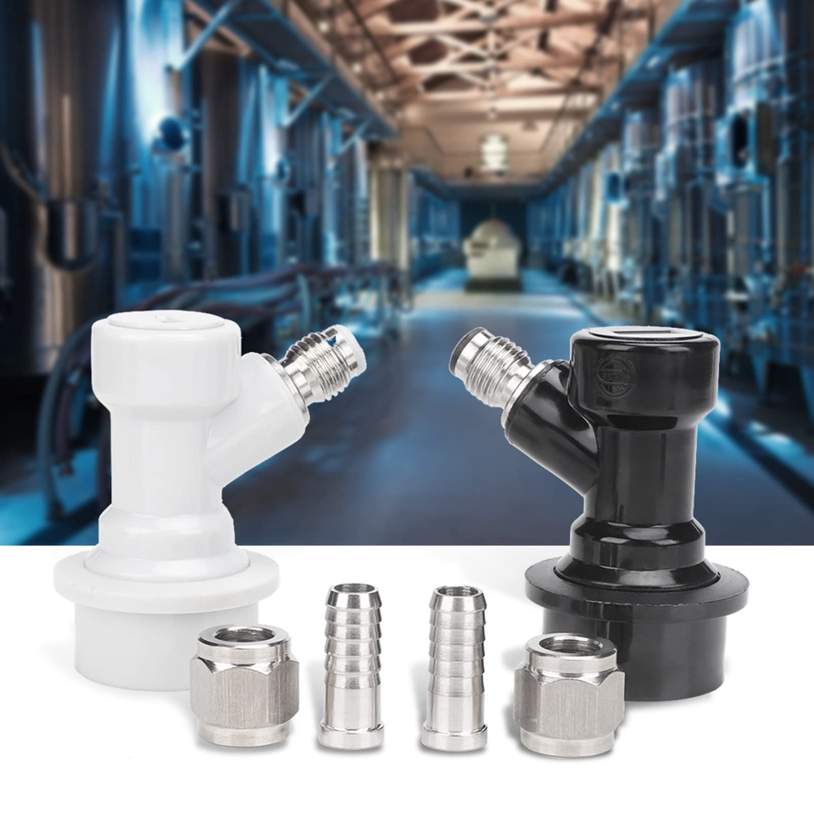 Kuuleyn Set 4 Raccordi Ball Lock MFL Fusti Birra