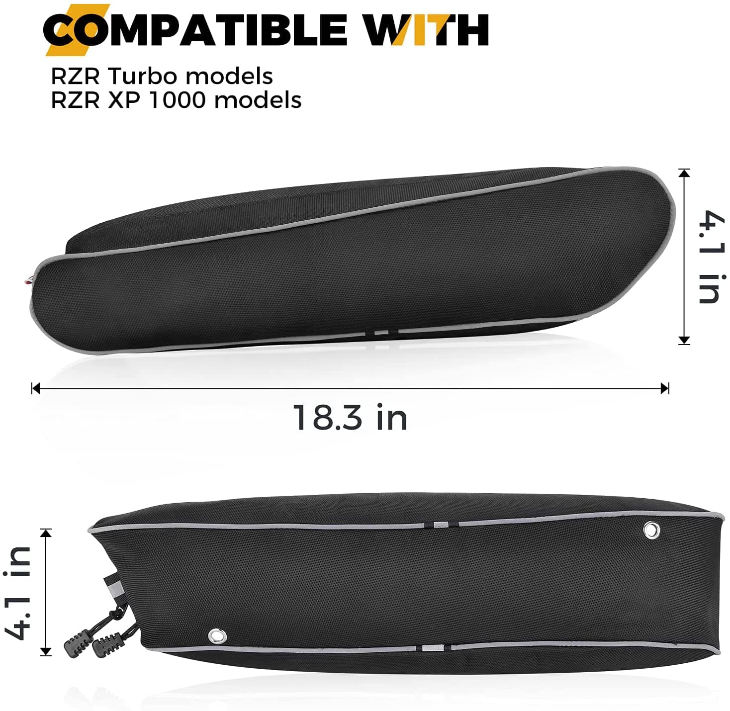 Kemimoto RZR borsa angolare posteriore 2pz XP 1000 Turbo