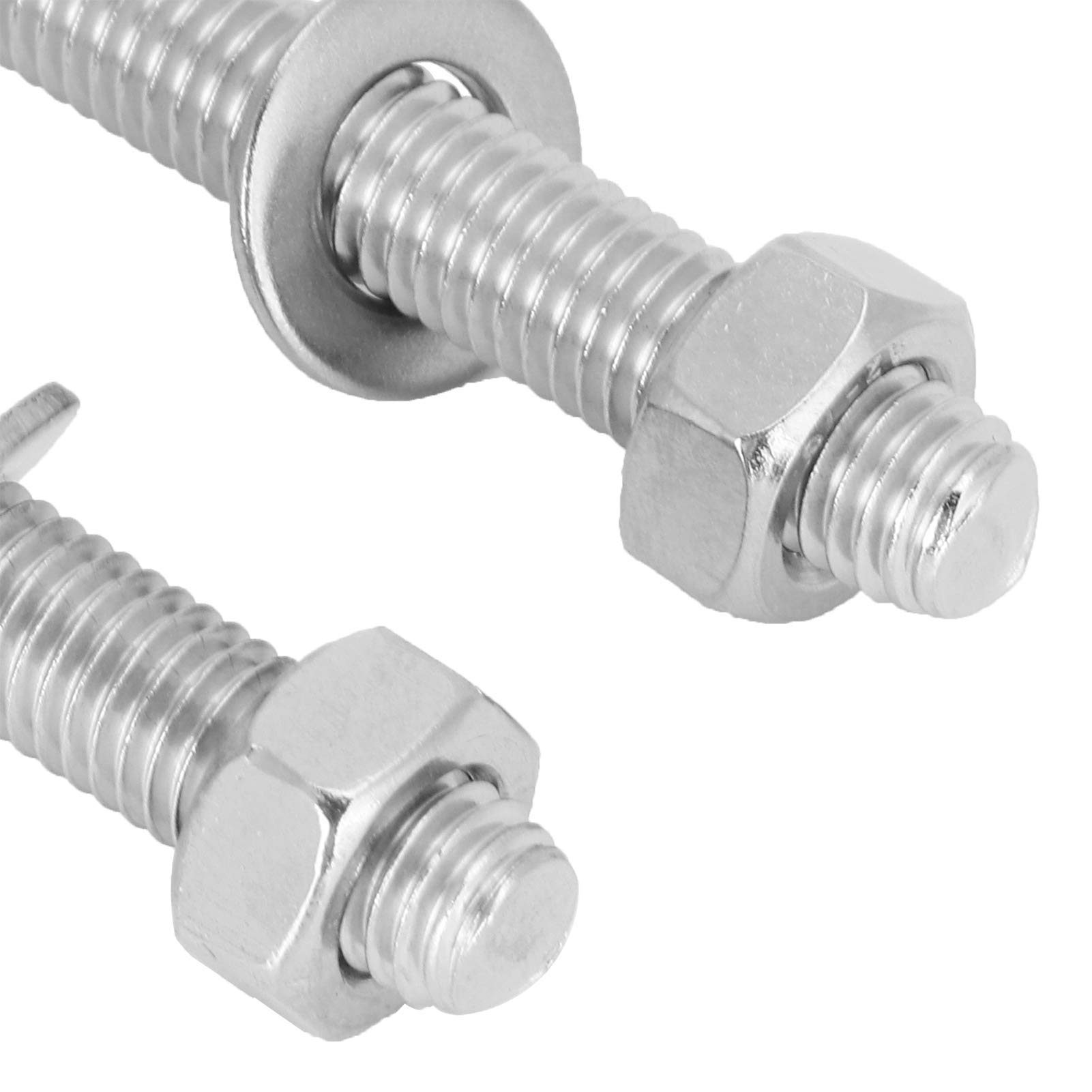 Hapivida Kit Bulloni Scala Piscina Inox 12 Pezzi 67 mm
