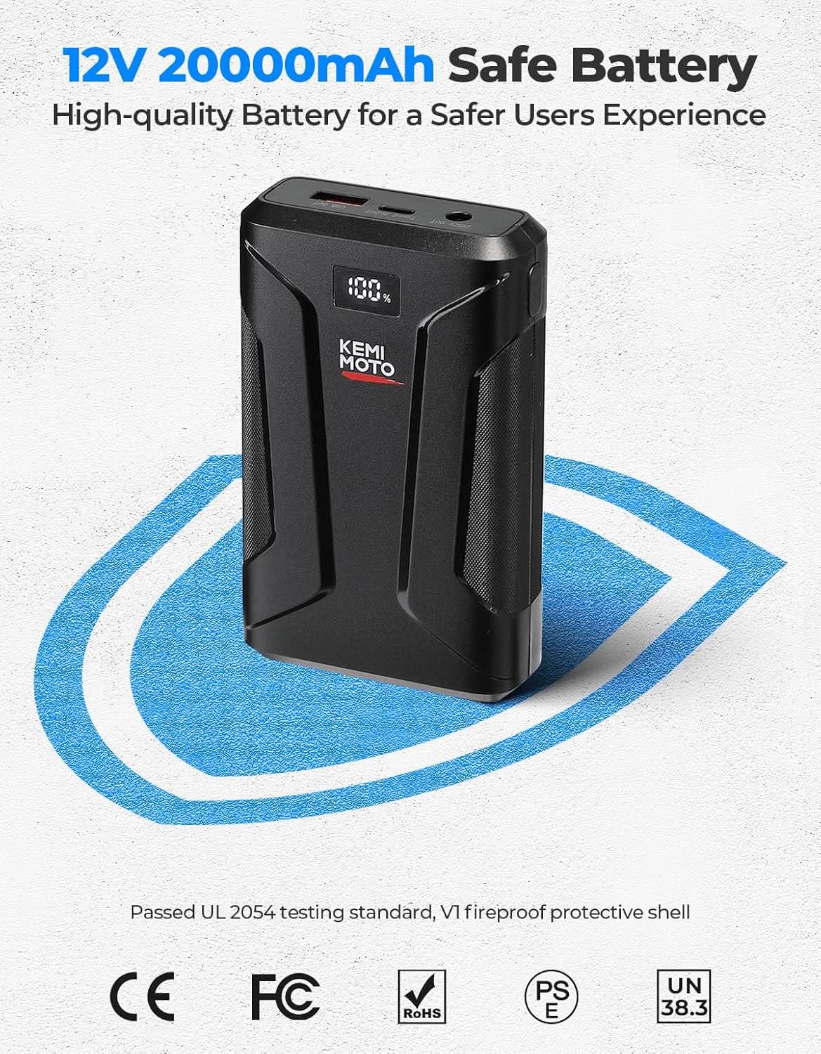 KEMIMOTO cuscino seduta riscaldato caccia 20000mAh mimetico