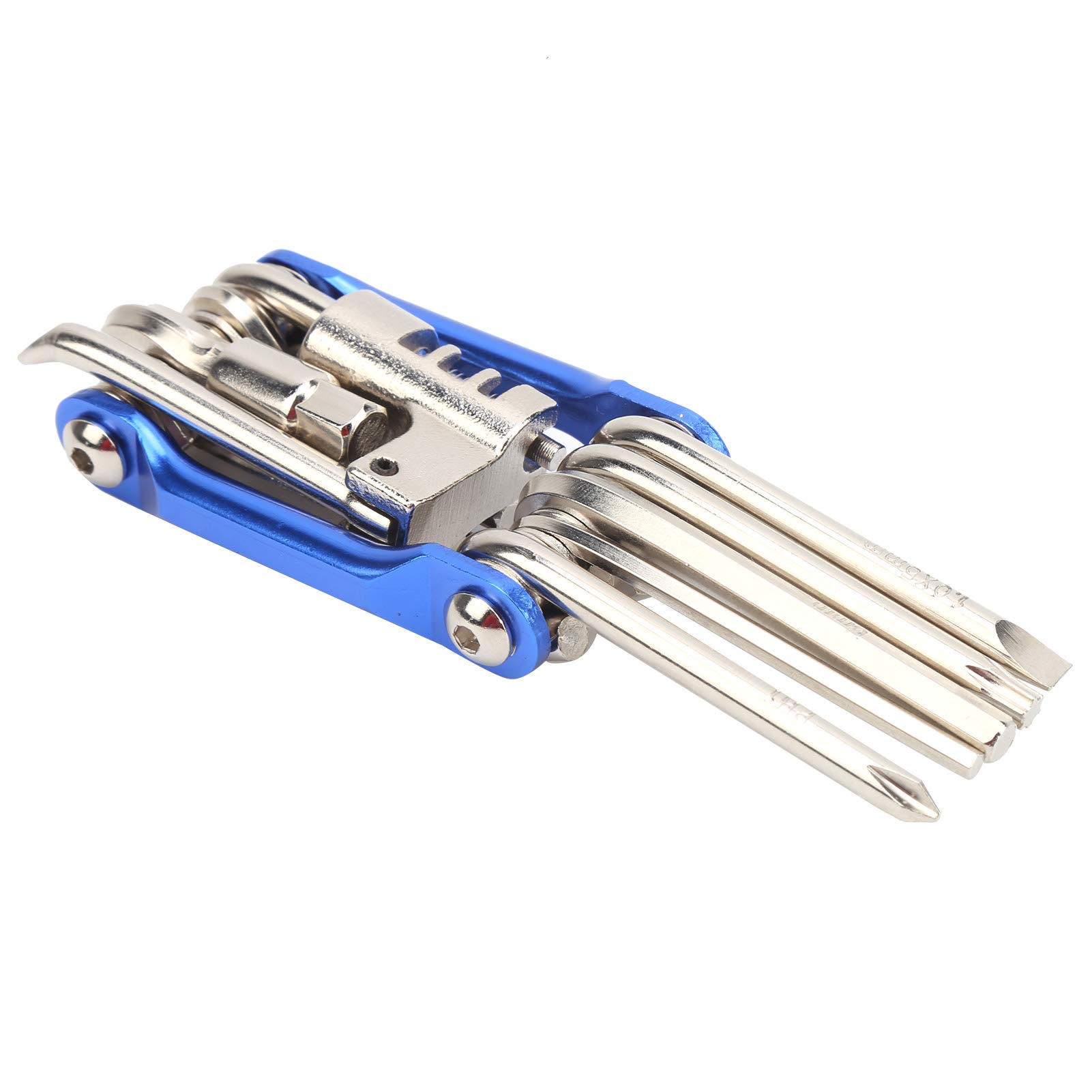 Kuuleyn Kit riparazione bici 11 in 1 attrezzi compatto