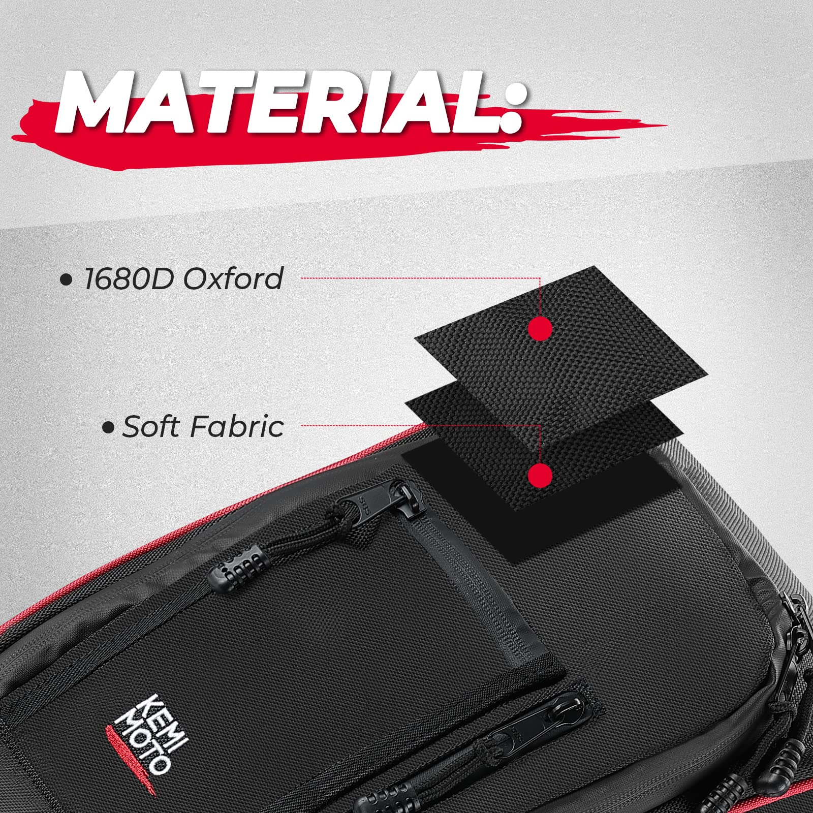 Kemimoto Maverick X3 borsa centrale 10,6 l impermeabile