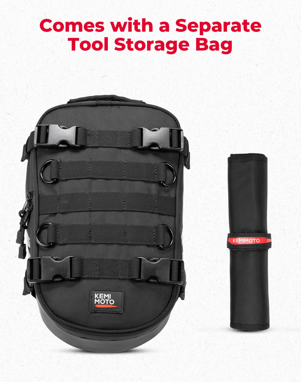 Kemimoto Borsa parafango posteriore 6L enduro universale