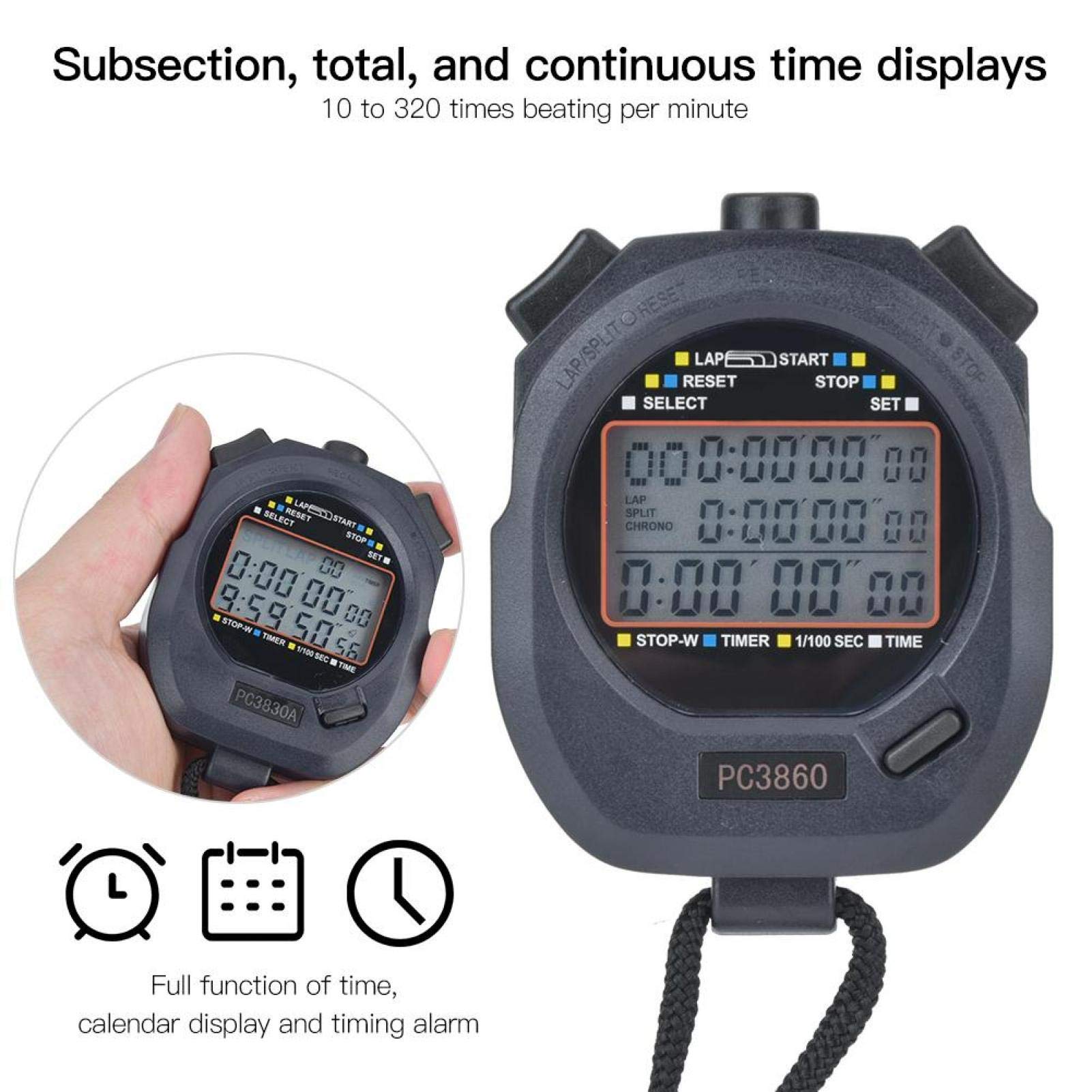 Kuuleyn Cronometro sportivo digitale multifunzione