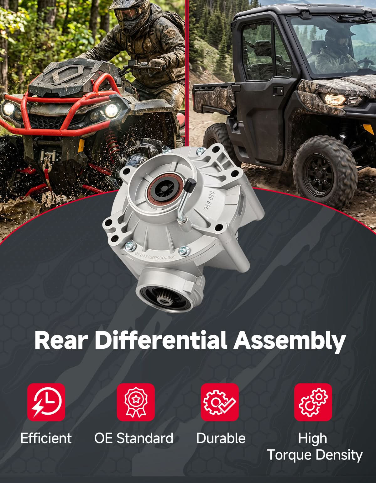 KEMIMOTO Defender differenziale ricambio diretto