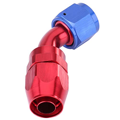 Kuuleyn AN10 raccordo tubo carburante 45° blu rosso