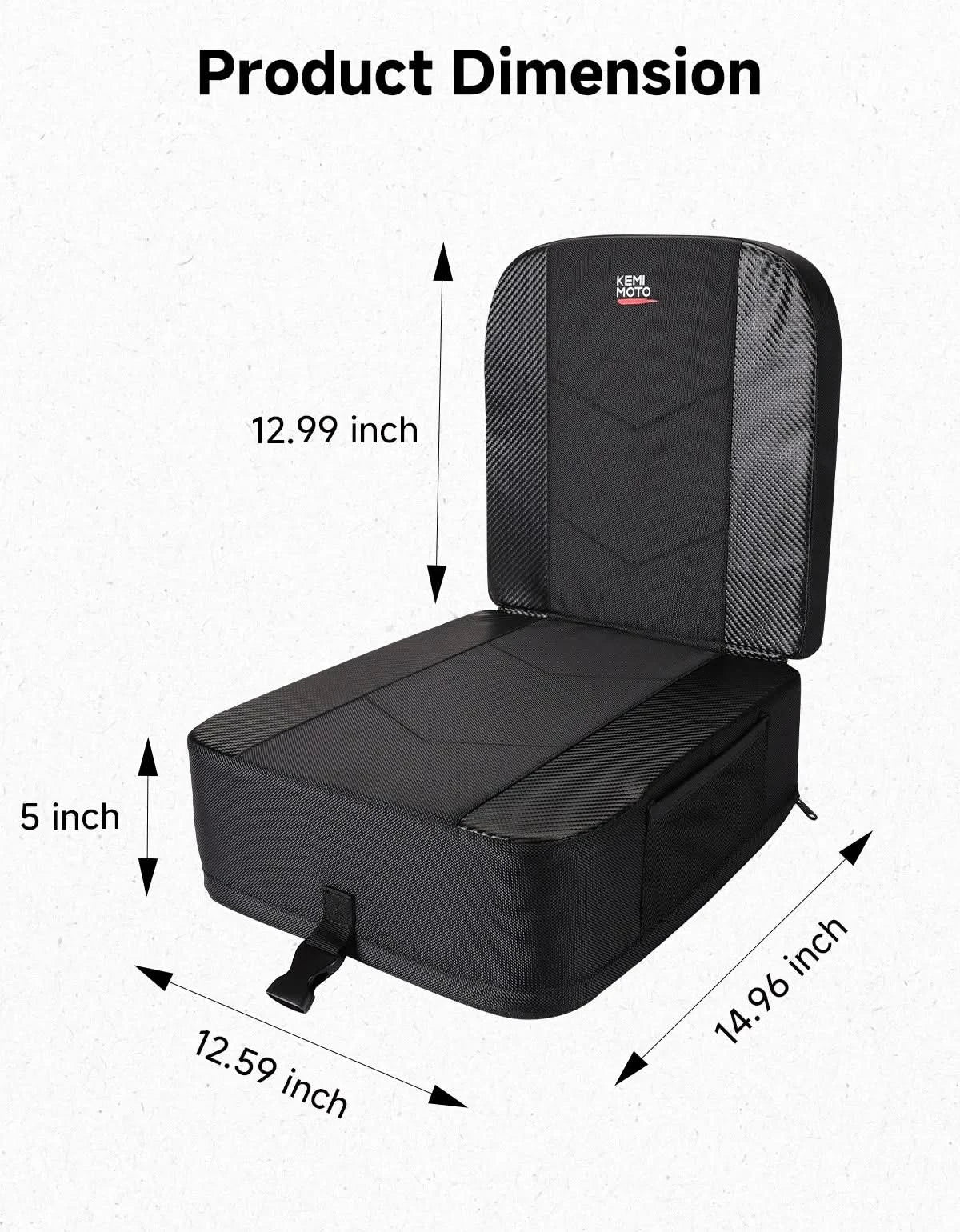 KEMIMOTO UTV Cuscino Rialzo Sedile 5" Bambini Cotone
