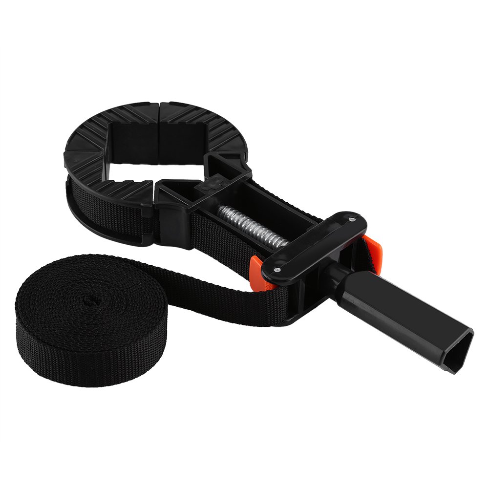 Kuuleyn 4 m morsetto angolare a cinghia nylon nero