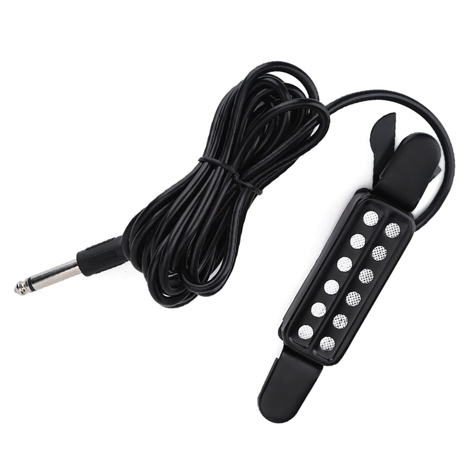 Kuuleyn Pickup Chitarra Acustica Magnetico Buca 12 Fori con Cavo