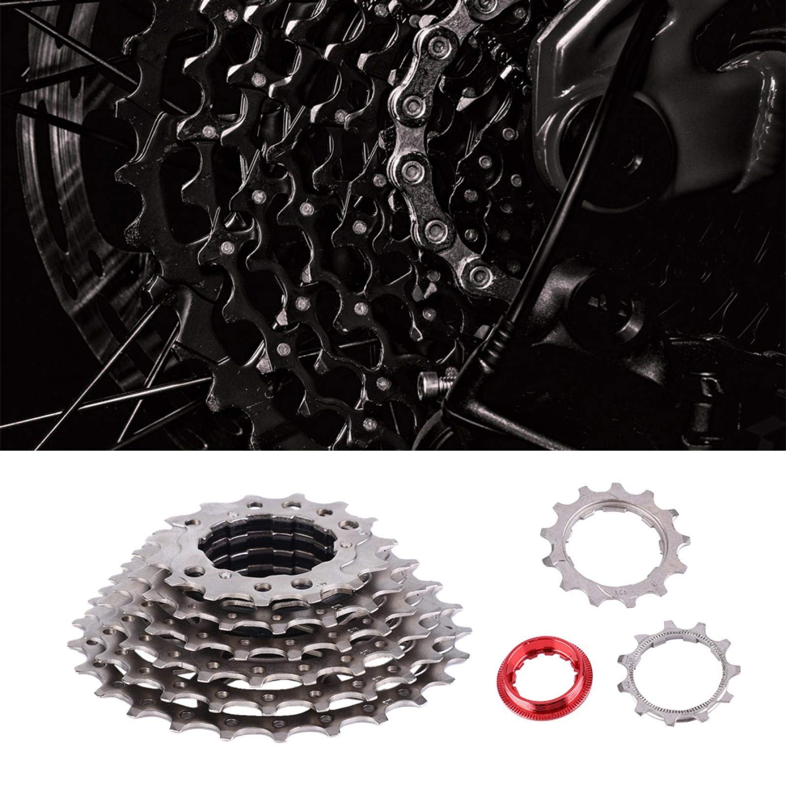 Kuuleyn Cassetta Pignoni 11-25T 8 Velocità Bici Acciaio
