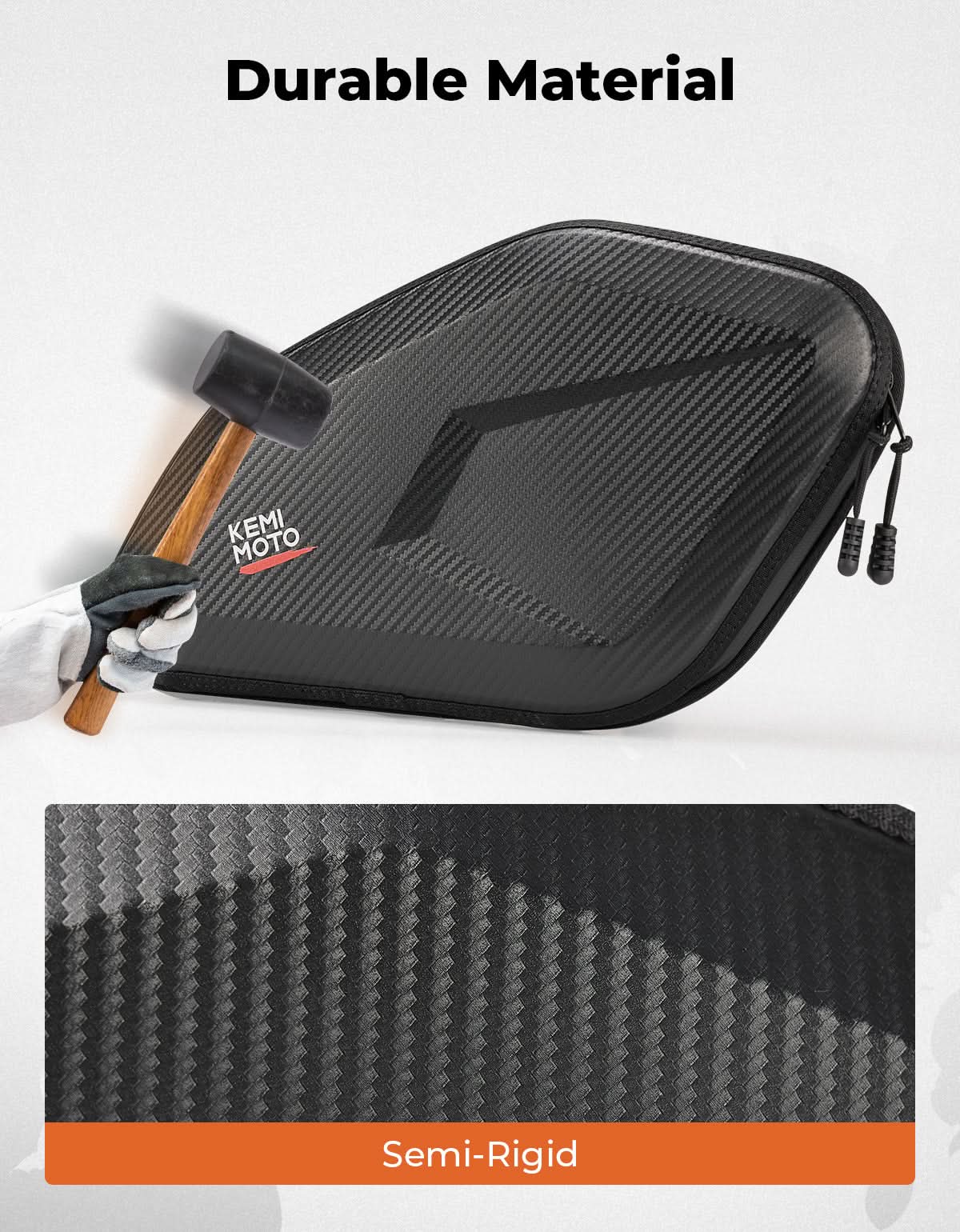 KEMIMOTO Maverick R borse porta laterali 4,5L semirigide