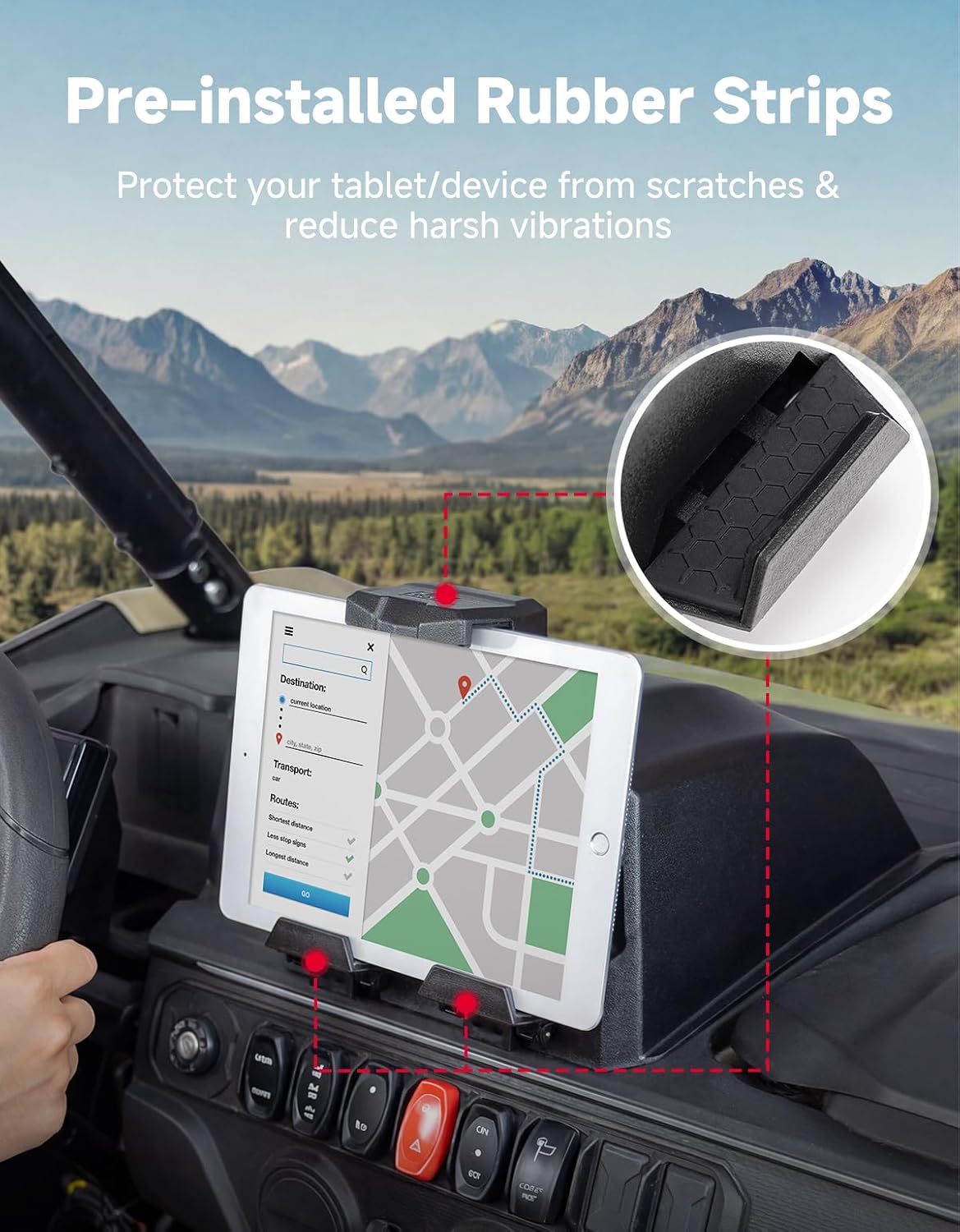 KEMIMOTO Porta Tablet CFMOTO ZForce 950 800 Trail 8-10L