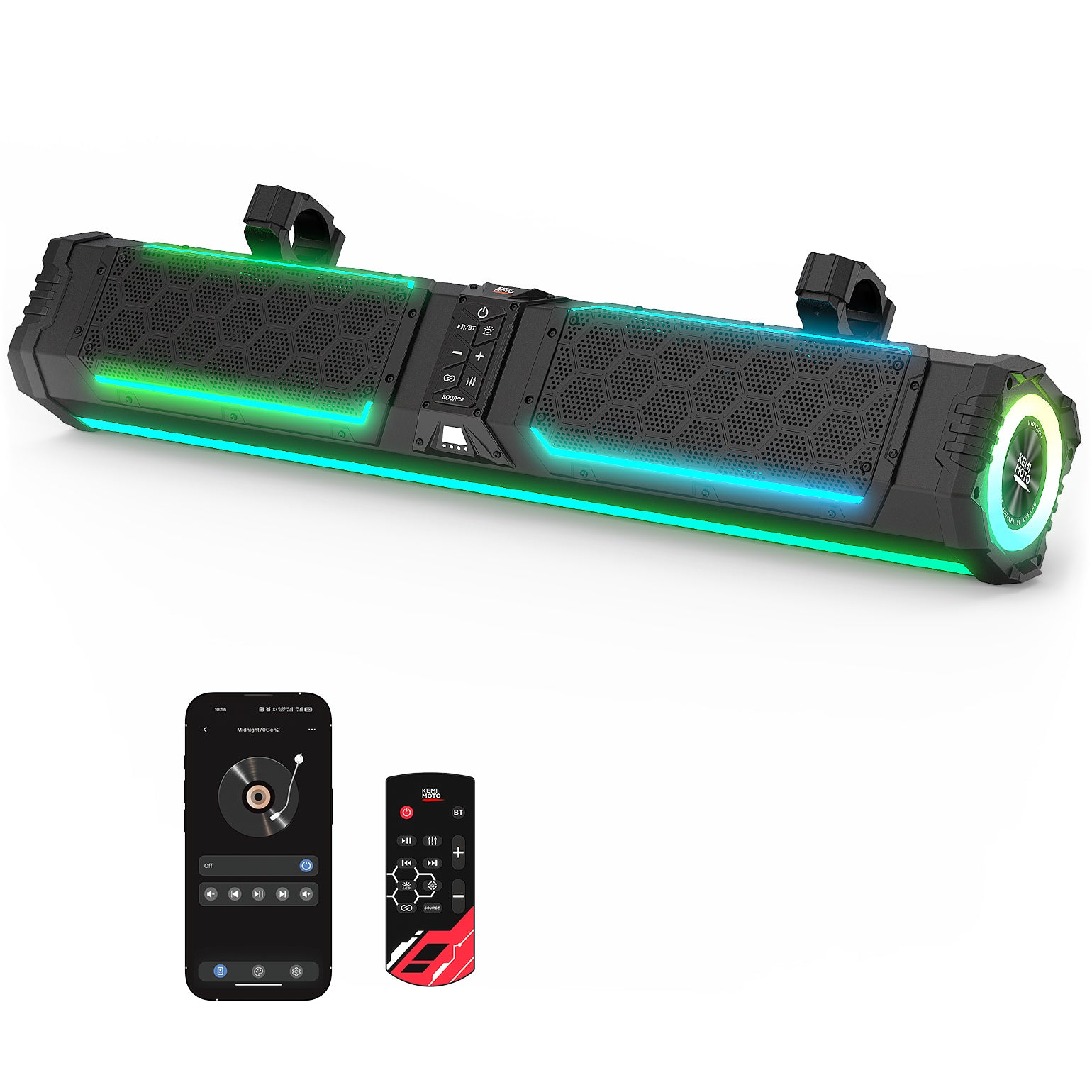 KEMIMOTO Midnight 80 Gen2 soundbar UTV 680W nera