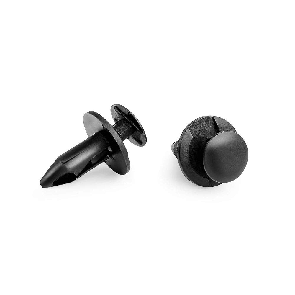 KEMIMOTO Universal rivetti 8 mm nylon nero confezione 100 pezzi