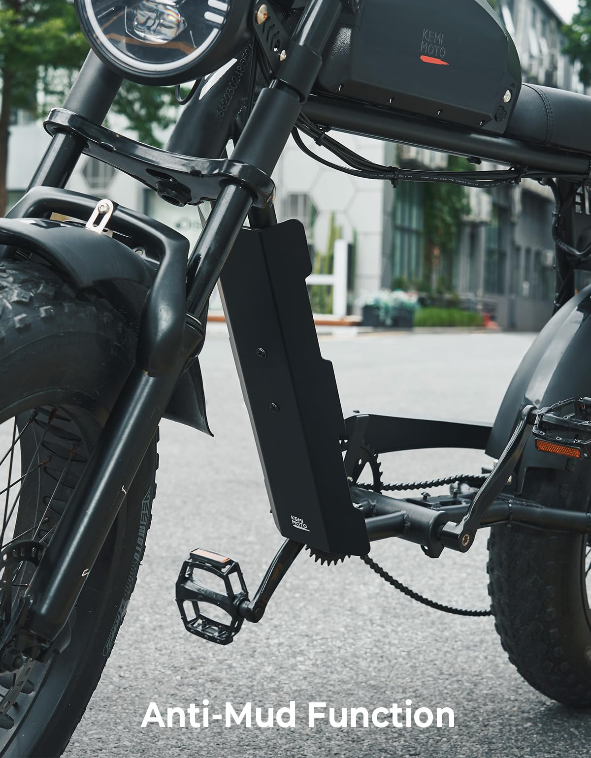 KEMIMOTO Super73 parafango centrale ebike nero 355 mm