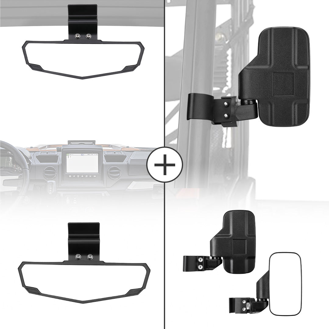 KEMIMOTO Ranger Defender kit 3 specchietti UTV