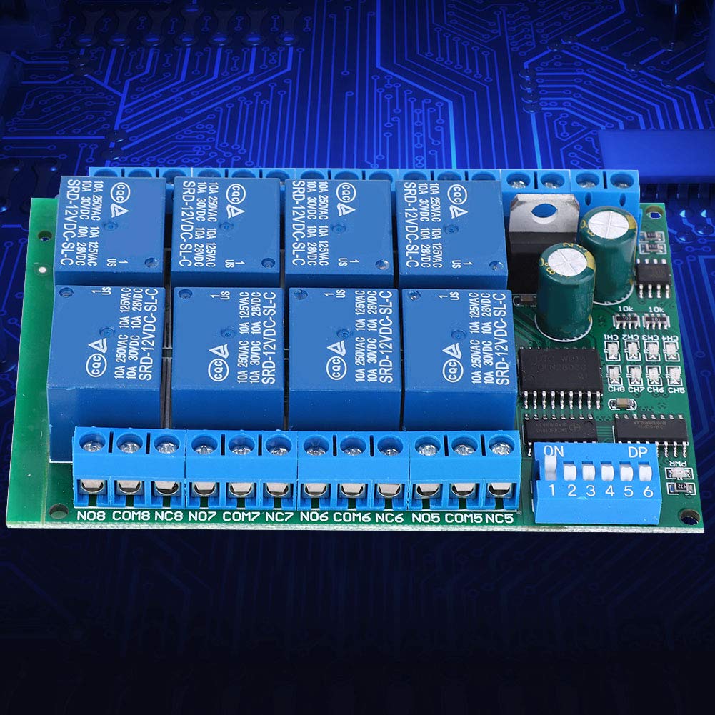 Kuuleyn RS485 modulo relè 8 canali 12V