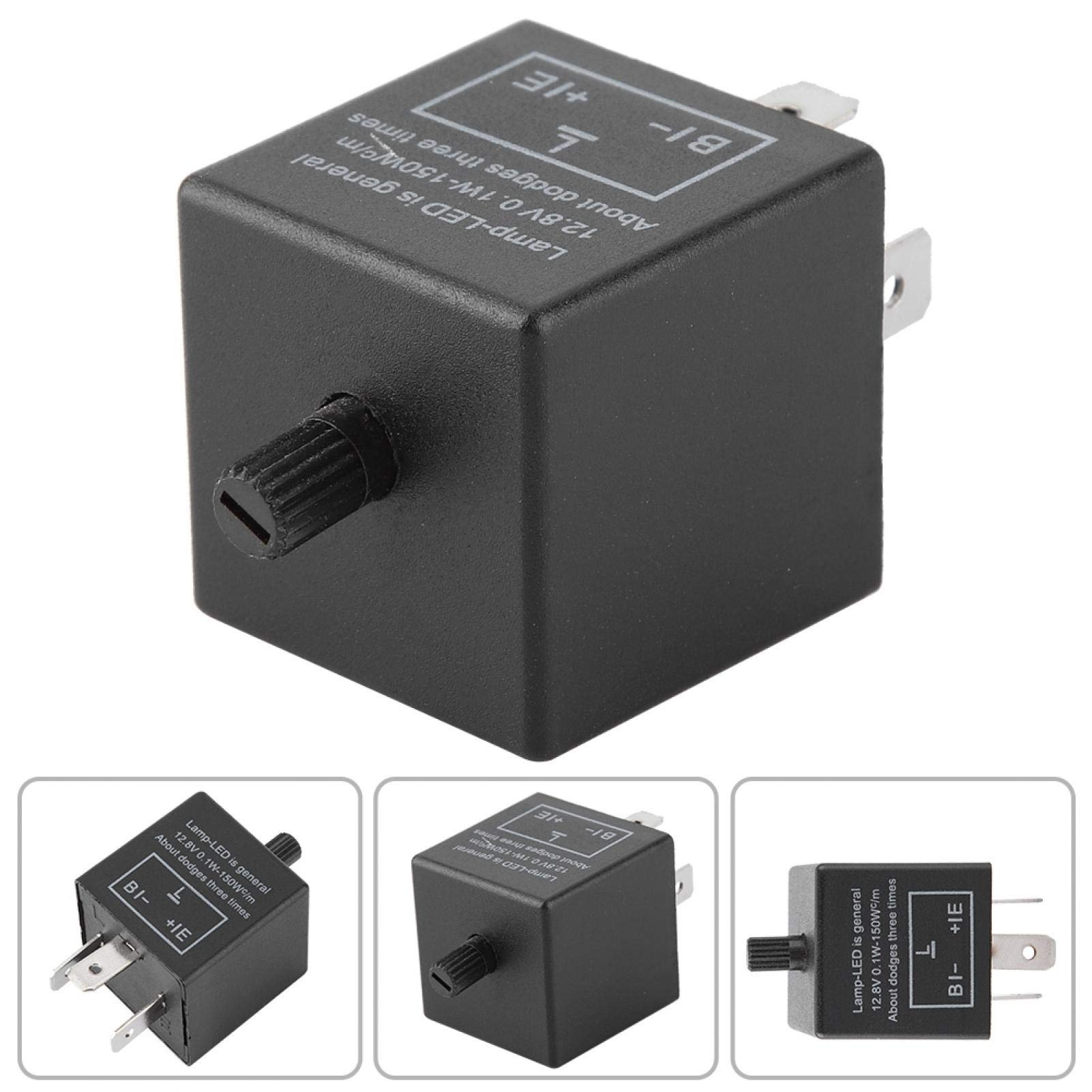 Kuuleyn CF14 JL-02 relè frecce LED 12V 3 pin regolabile nero