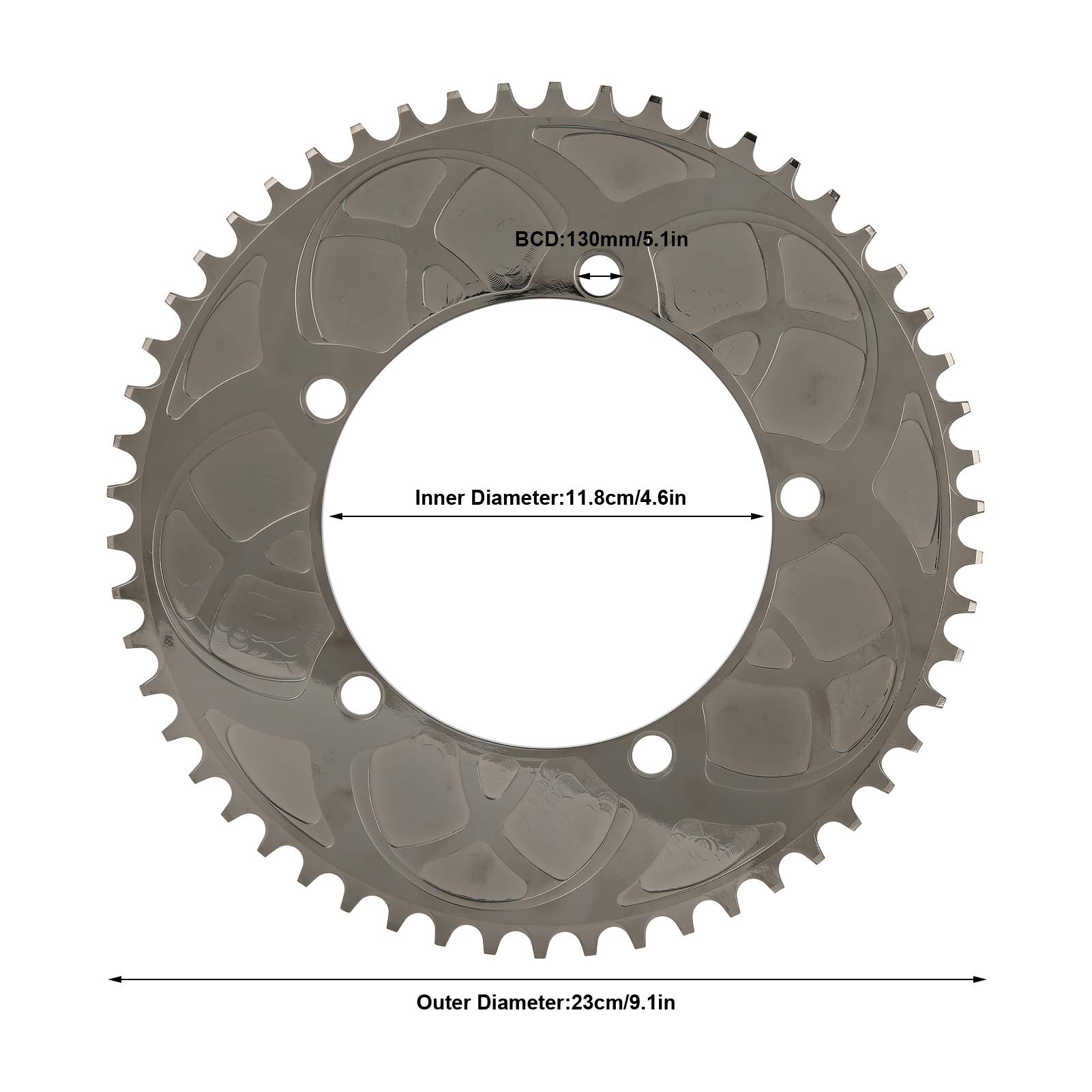 Kuuleyn Corona Bici Singola 54T Alluminio Narrow Wide