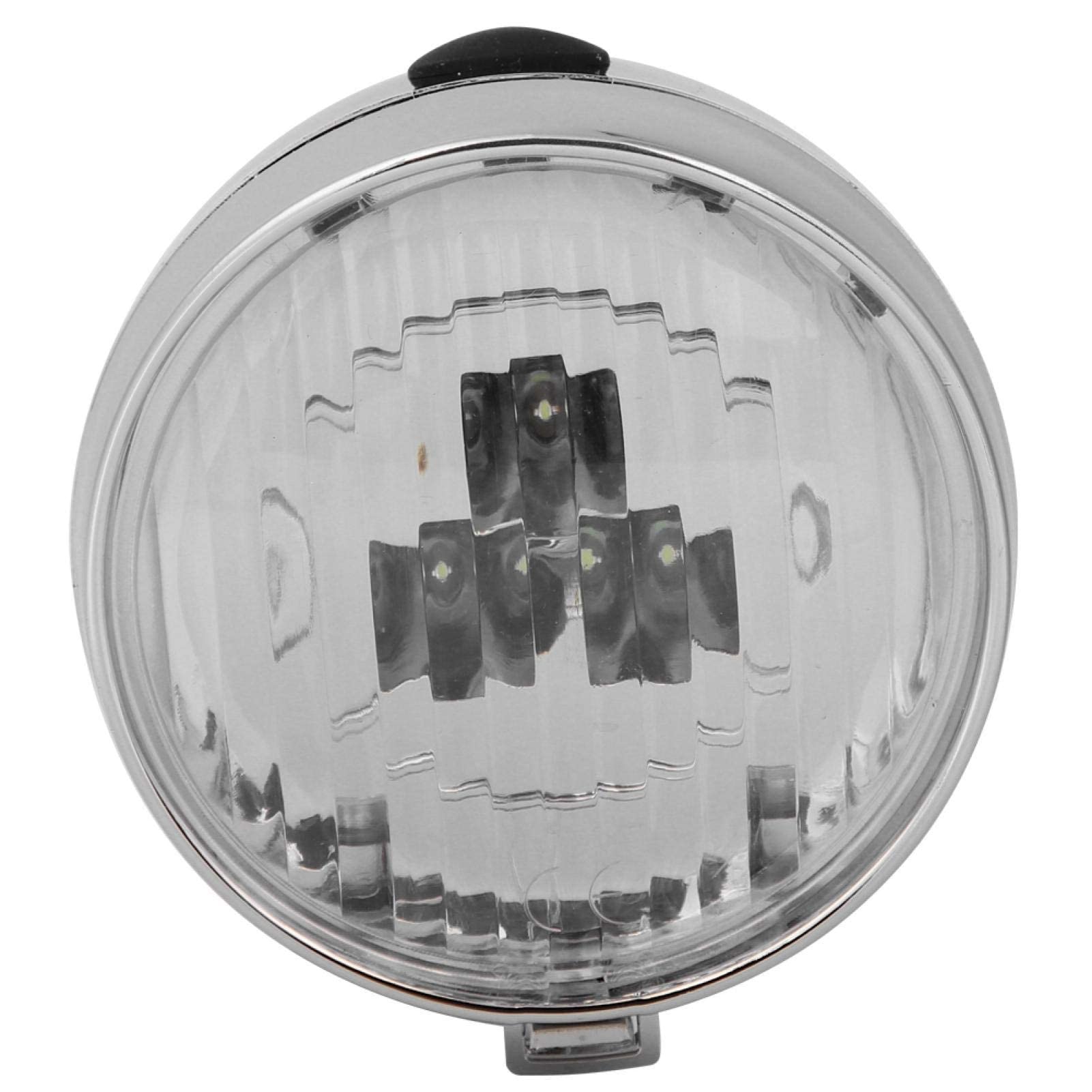 Hapivida Luce Bici Anteriore 3 LED Vintage Argento