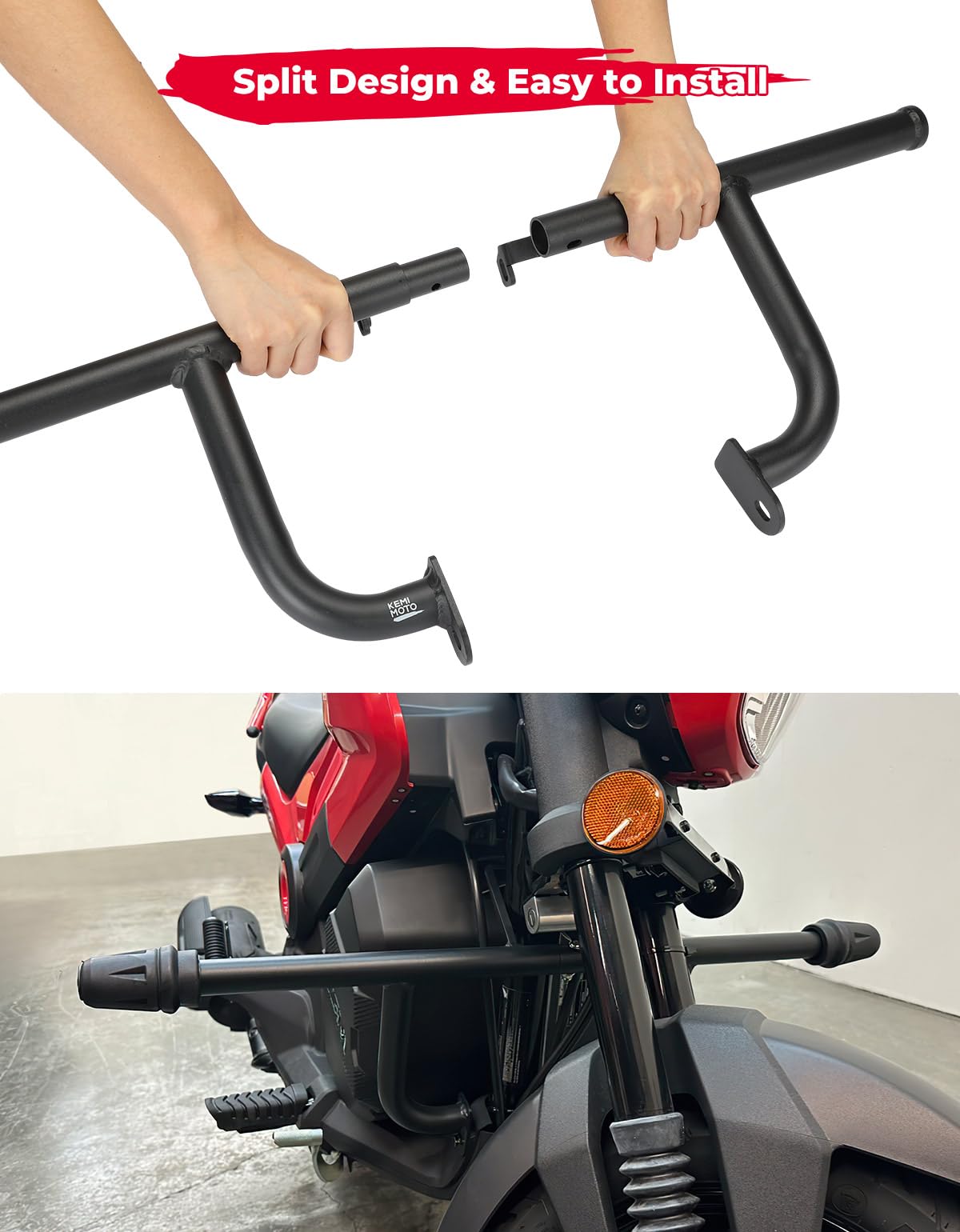 Kemimoto Navi 2022-2025 paramotore crash bar acciaio