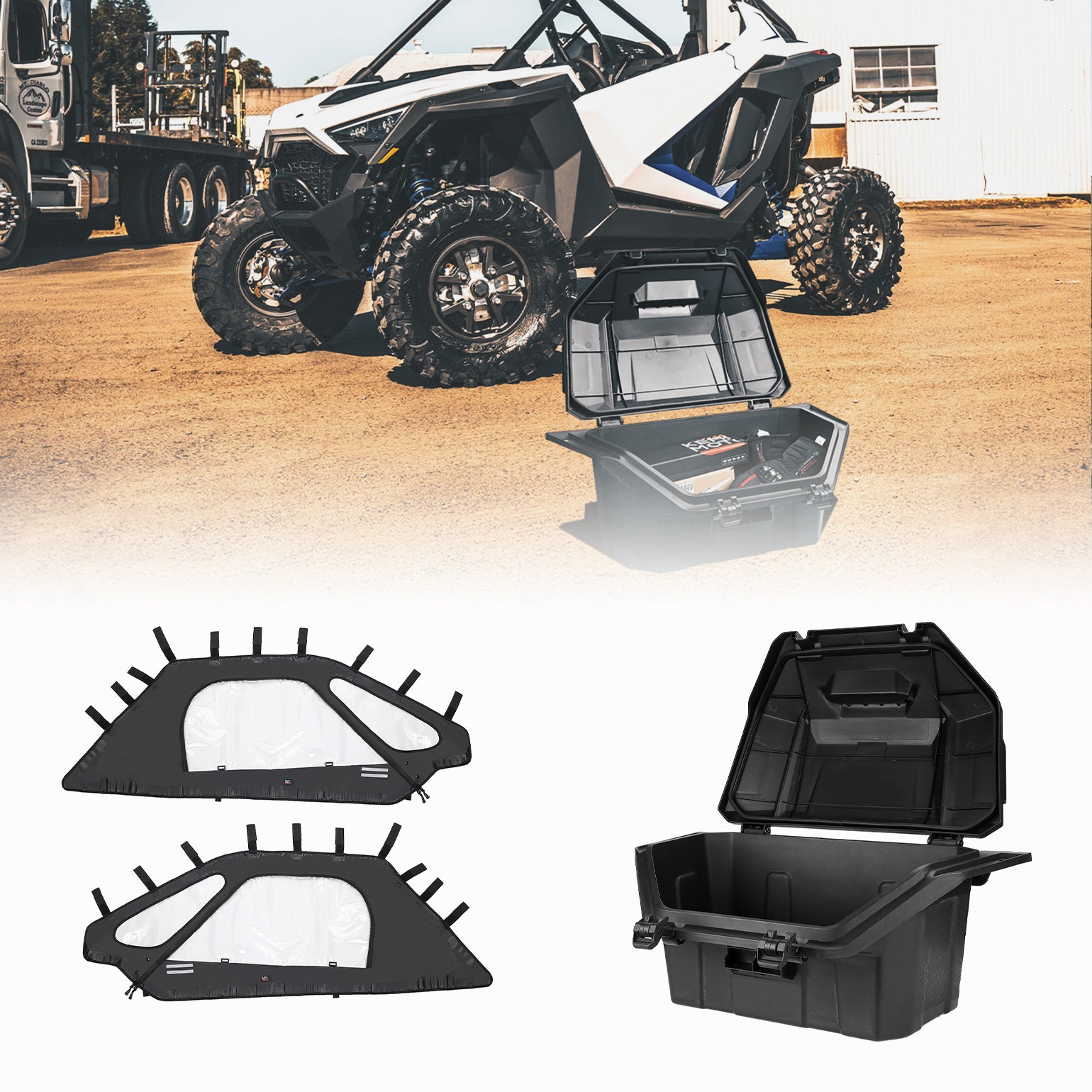 KEMIMOTO RZR Pro XP 2306 porte superiori + box 42QT
