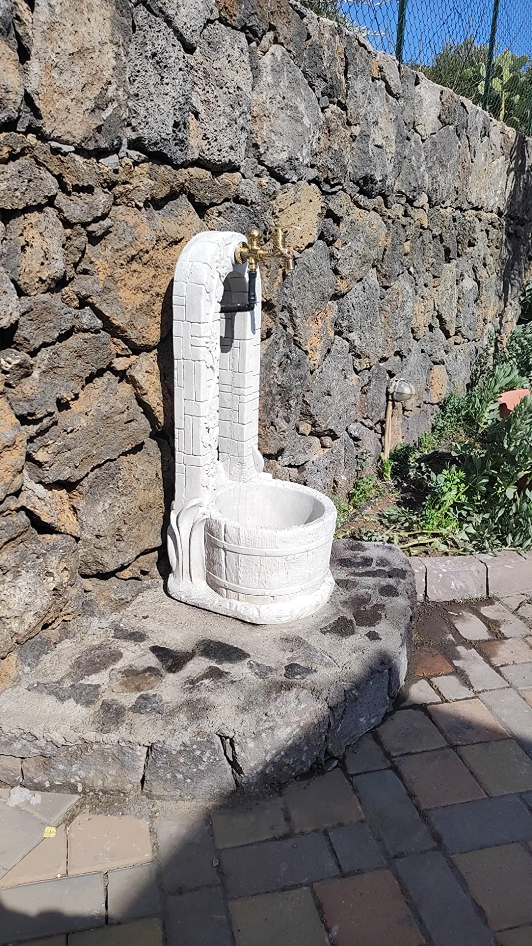 Hapivida Rubinetto Giardino Ottone Doppia Uscita G1/2