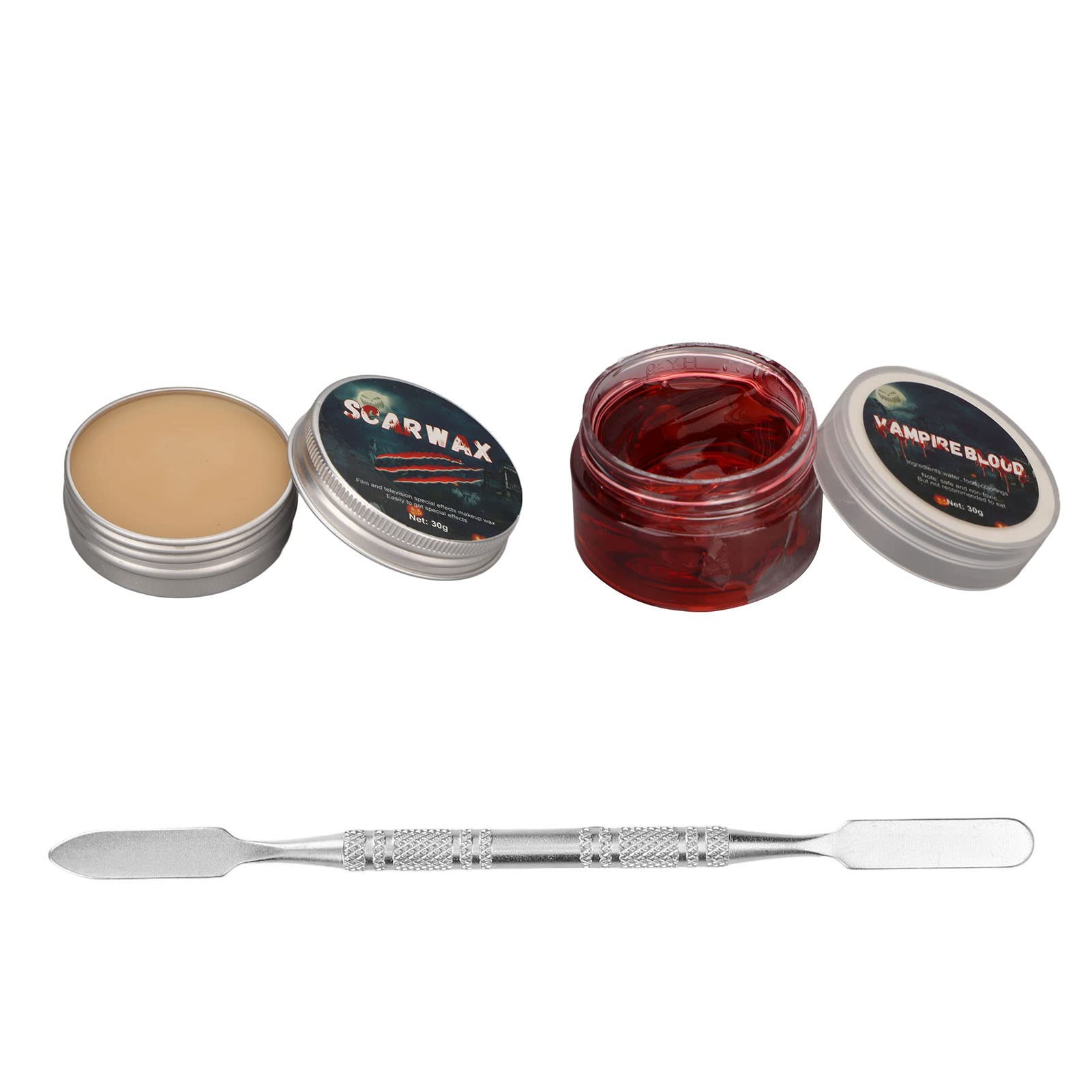 Kuuleyn Kit Trucco SFX Halloween Cera Cicatrici Sangue Finto
