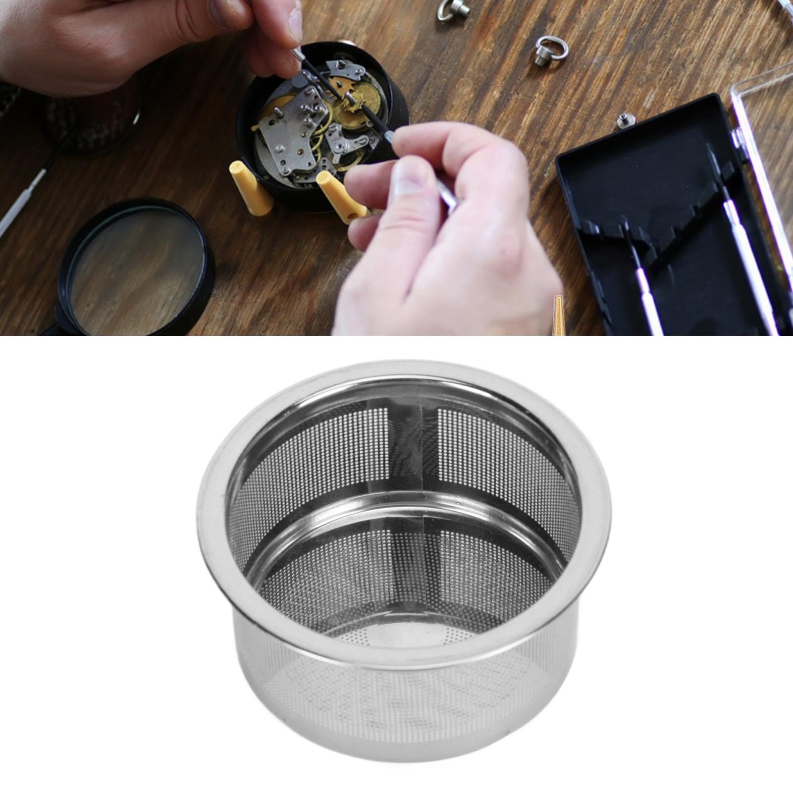 Hapivida Cestino Pulizia Ultrasuoni Acciaio Inox Rete Fine