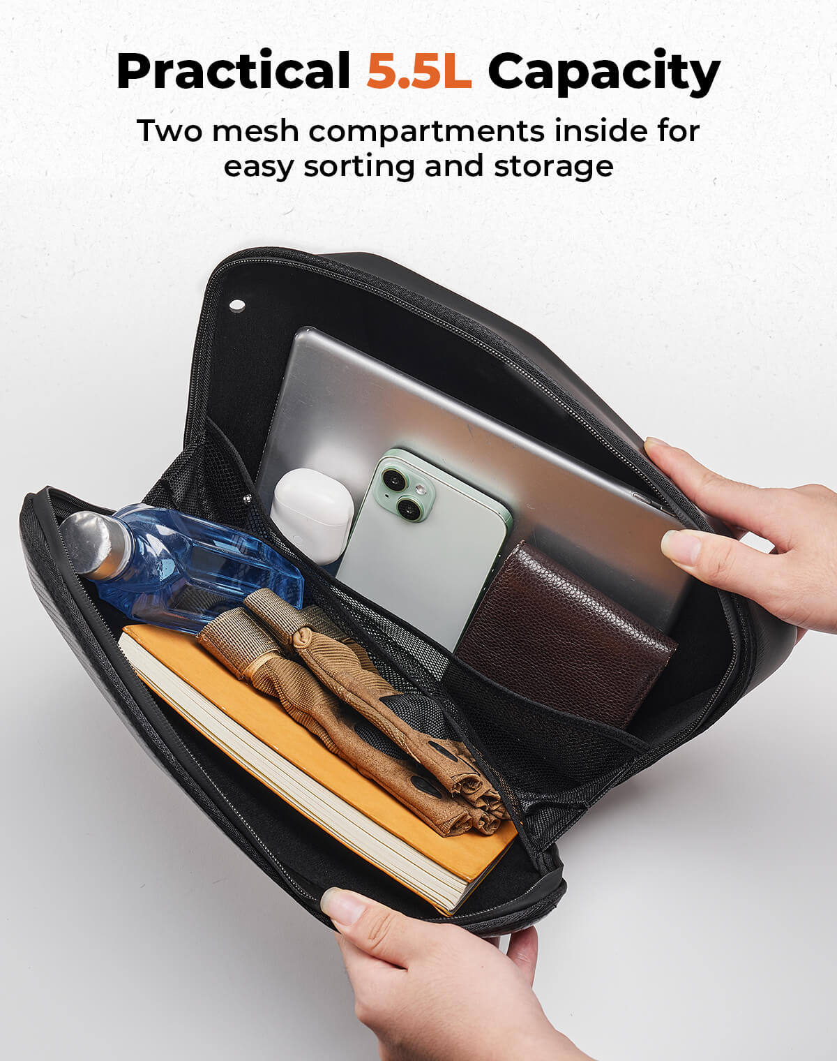 KEMIMOTO Maverick R borse porta superiori 5,5 L impermeabili