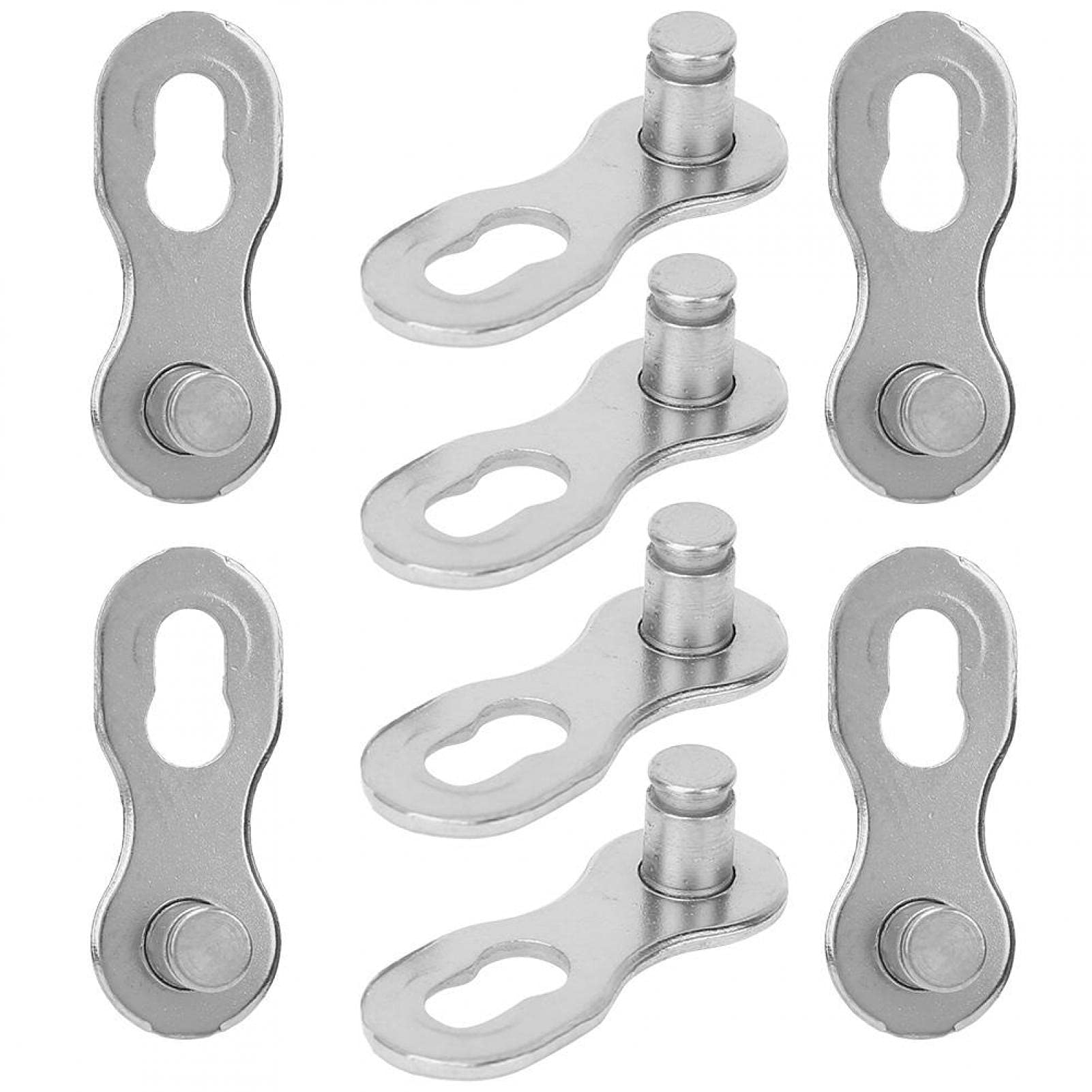 Kuuleyn false maglie catena bici 10V argento 4 paia