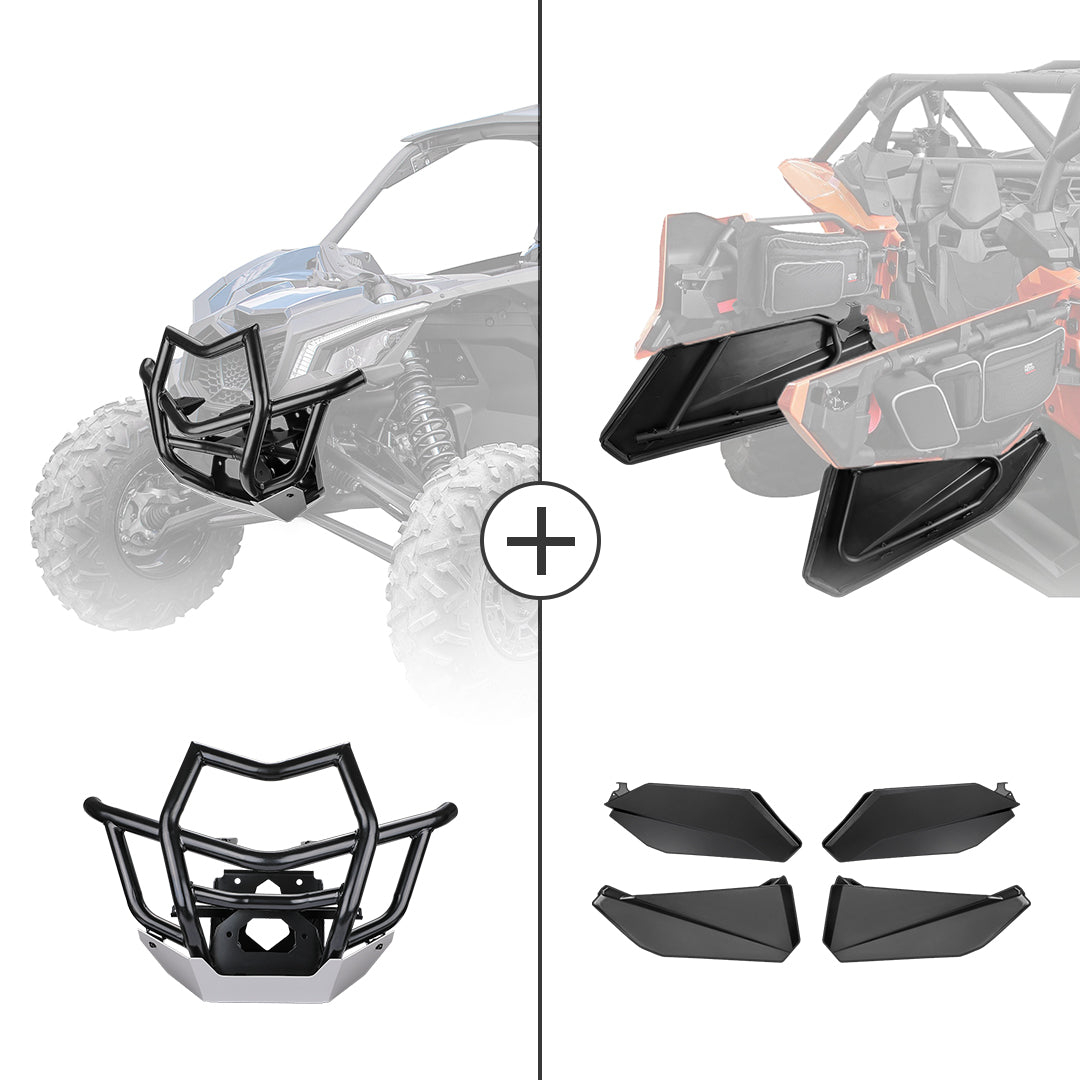Kemimoto Maverick X3 MAX kit paraurti e portiere acciaio