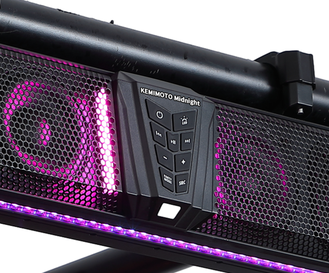 KEMIMOTO Midnight 60 soundbar UTV 500W con LED