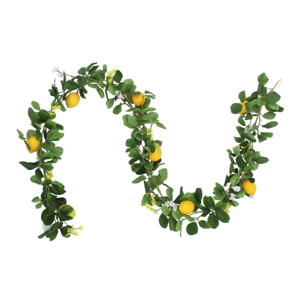 Hapivida Ghirlanda Limone Artificiale Verde 2 m
