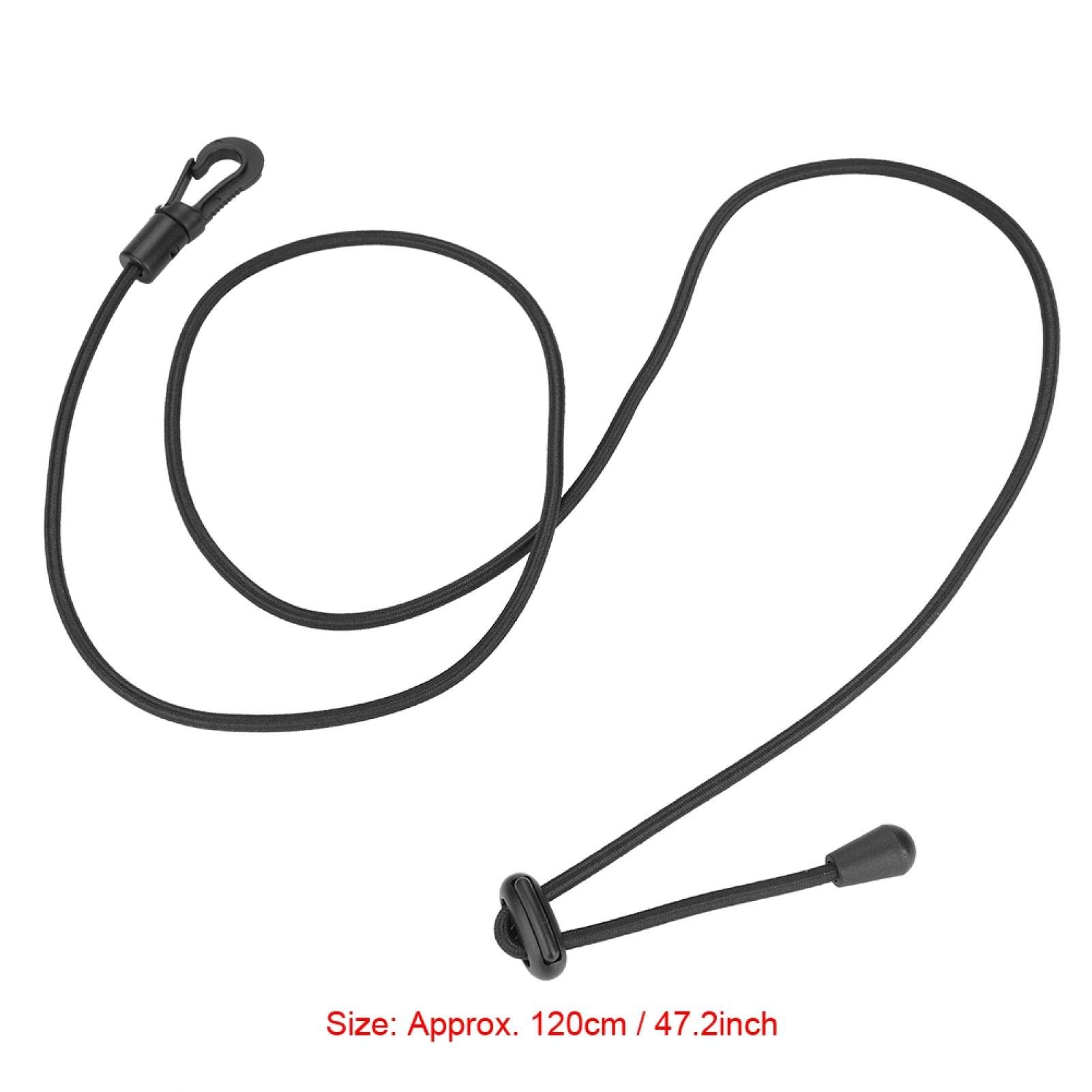 Kuuleyn Guinzaglio Pagaia Kayak Elastico Nero 120 cm 2 Pezzi