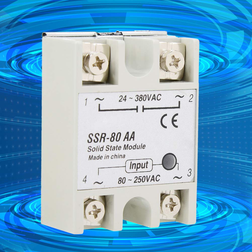 Kuuleyn SSR-80AA Relè Stato Solido Monofase 80A 80-250V
