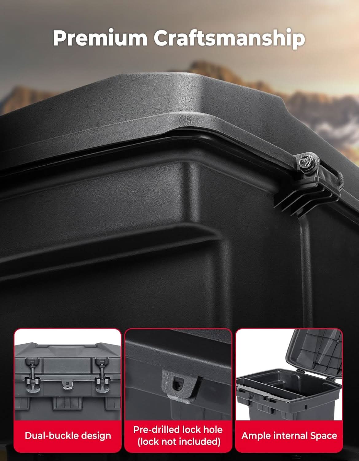 KEMIMOTO 2603 bauletto cassone 22L Ranger 1500 XD