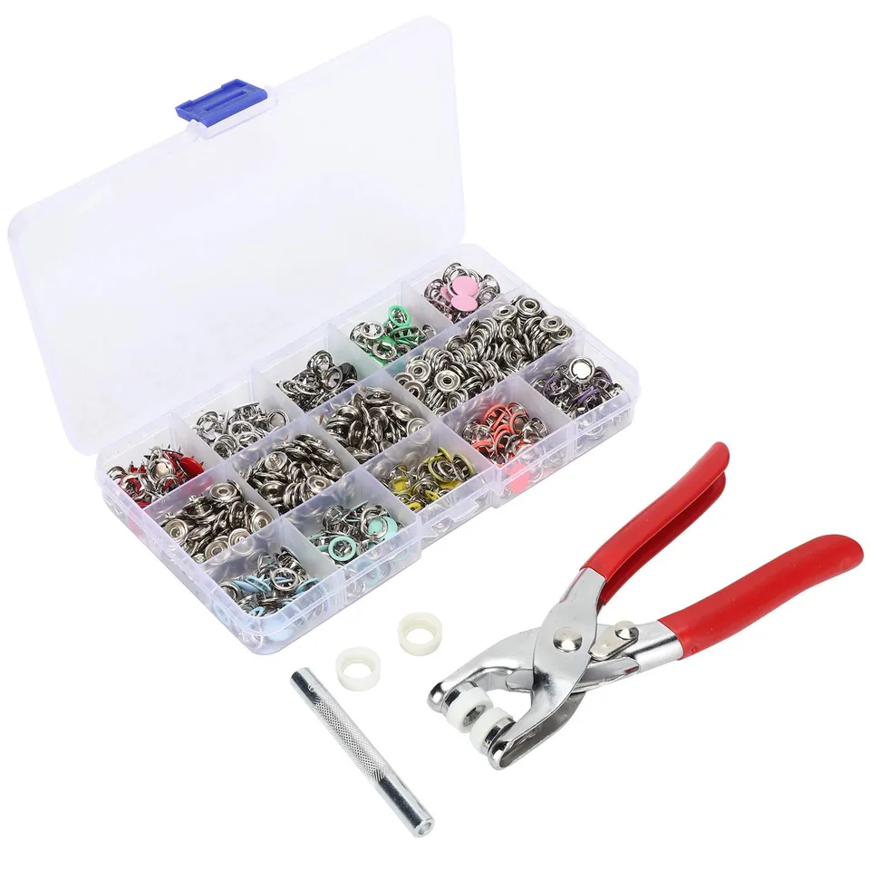 Kuuleyn Bottoni a Pressione Colorati 9,5mm Kit 804 Pezzi