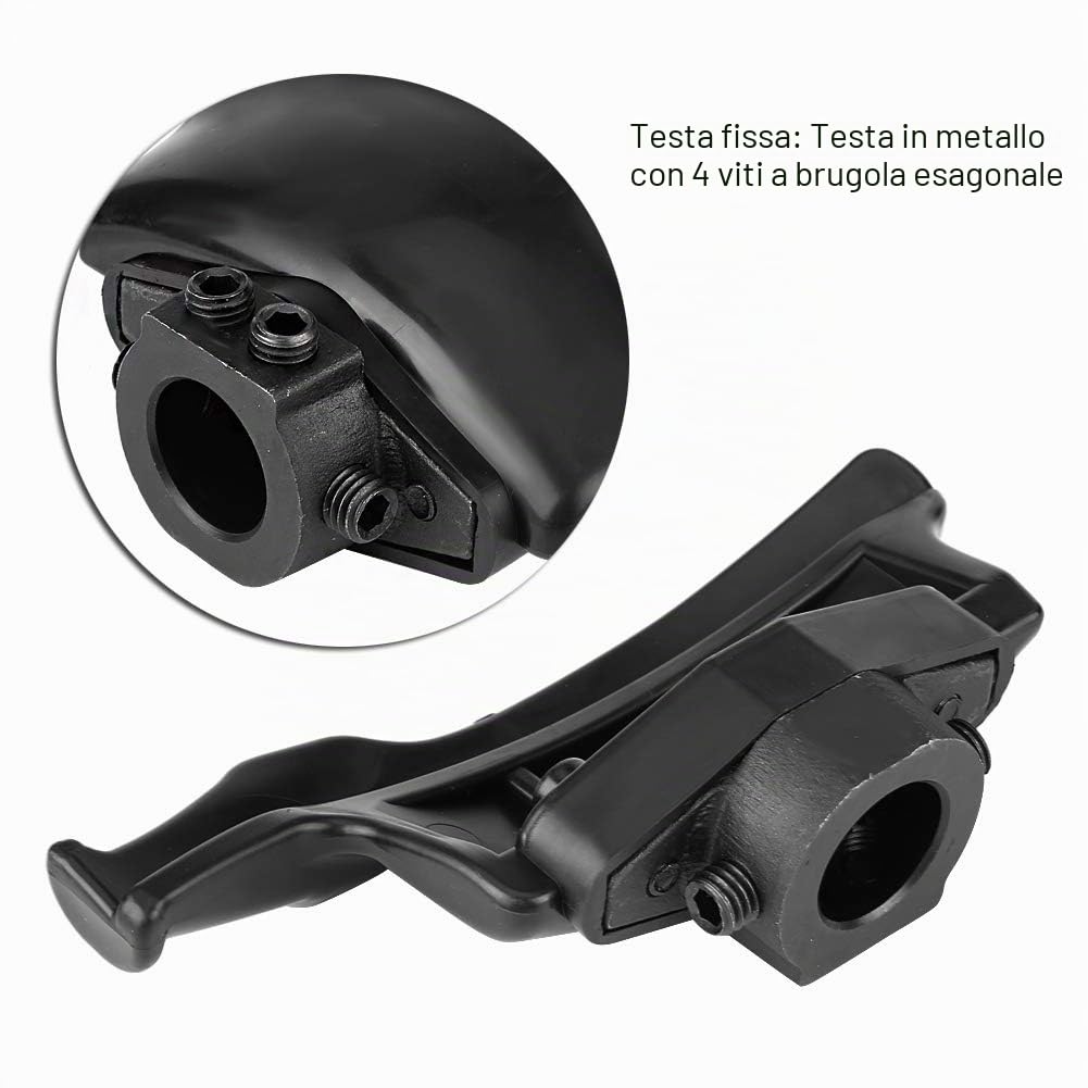 AOWINHIT Testa Smontagomme Nylon Nera 28 mm Antigraffio
