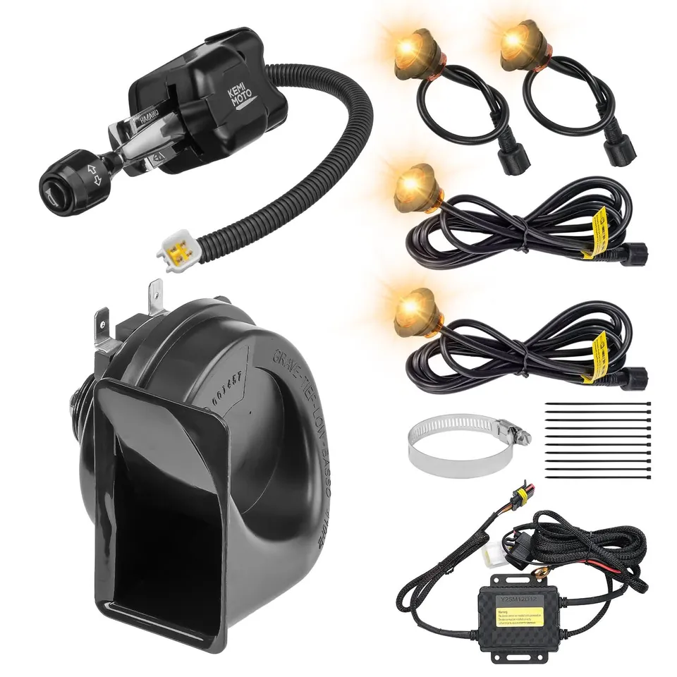 Kemimoto UTV kit frecce con clacson 12V stradale