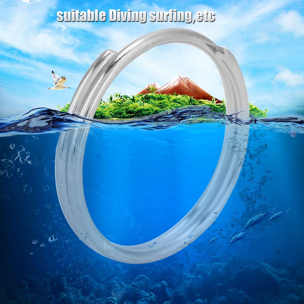 AOWINHIT Anelli portachiavi acciaio 22 mm 10 pezzi