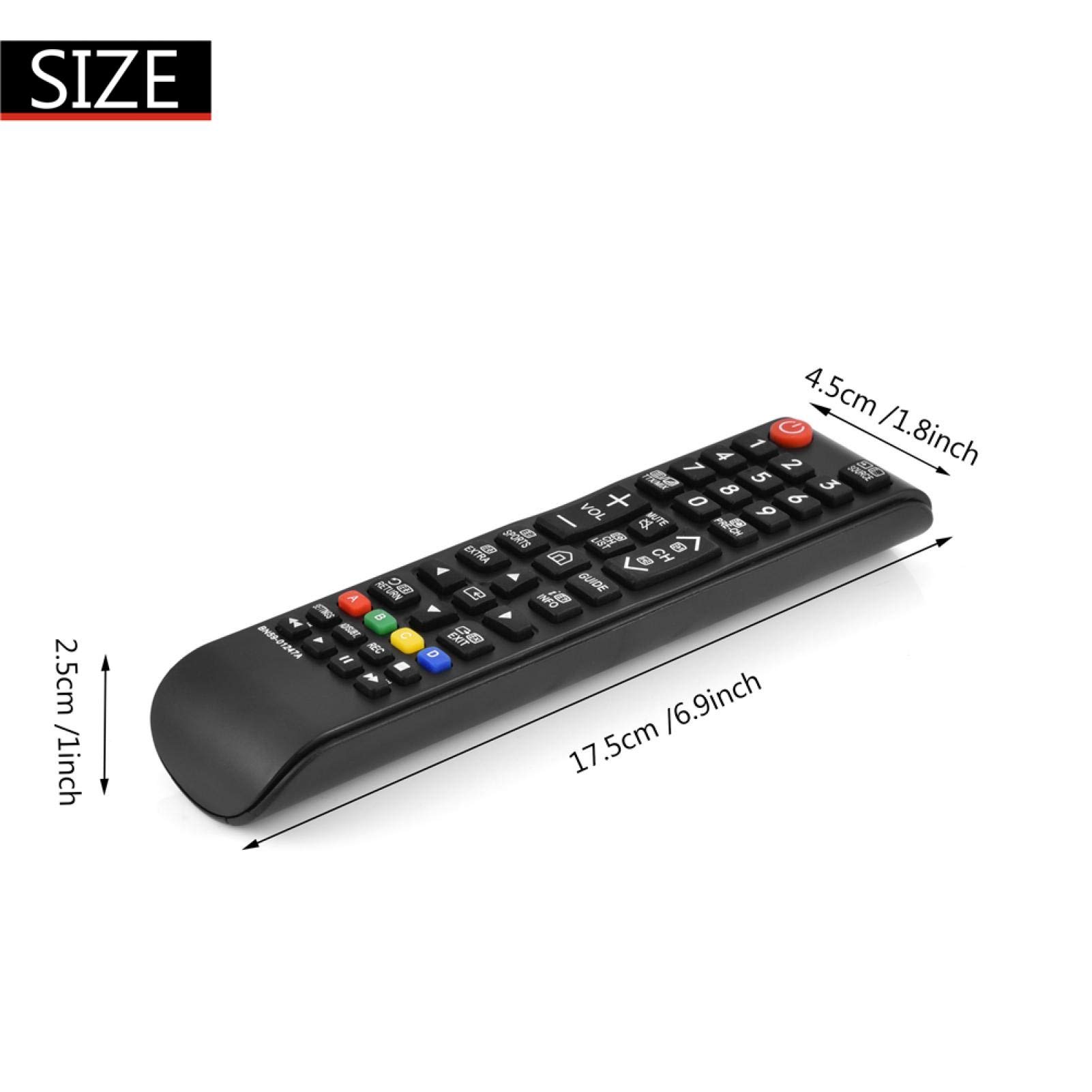 Kuuleyn Telecomando TV Samsung UE65KU6070 UE65KU6079 UE65KU6400