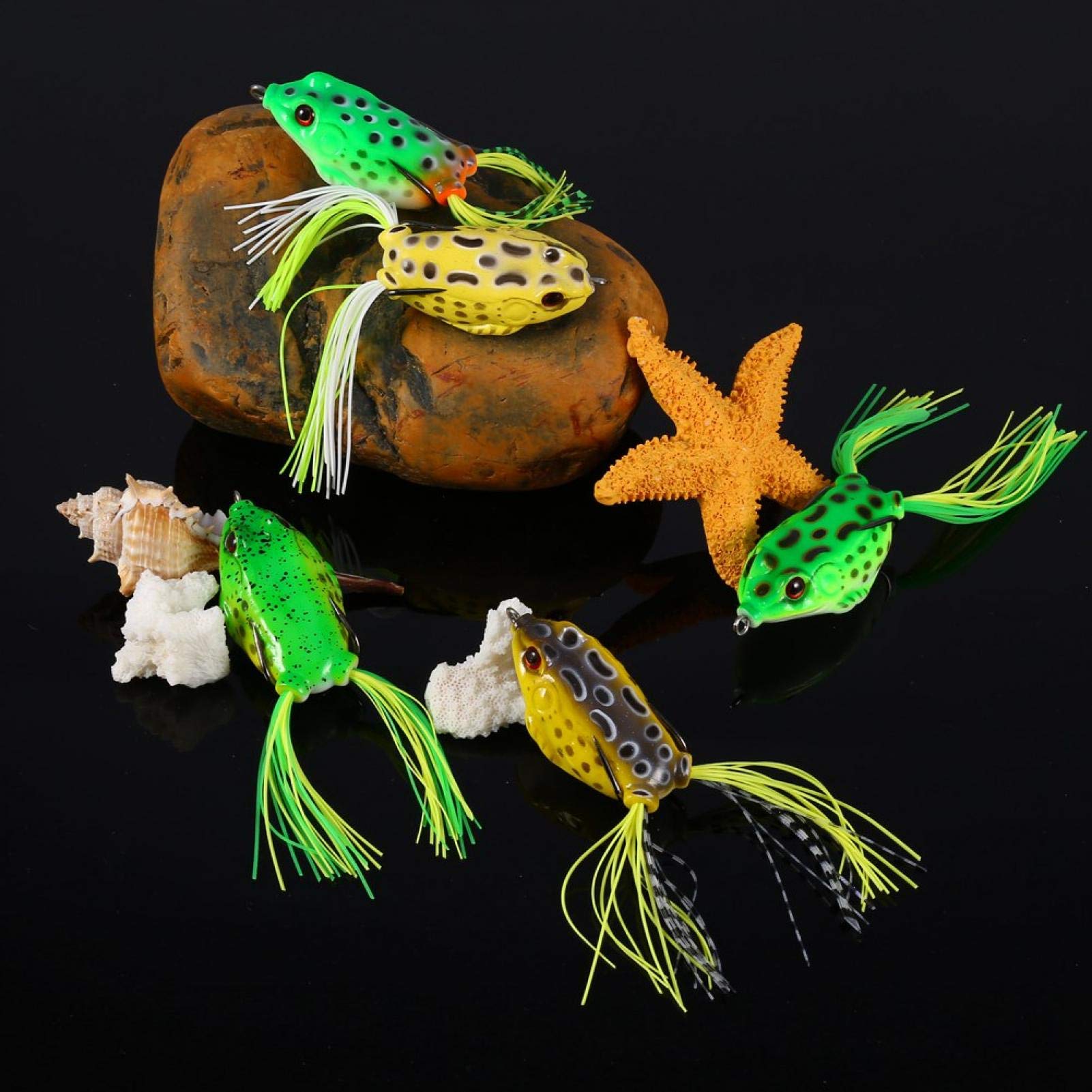 Kuuleyn Esche Bioniche Pesca 5 Pezzi Acqua Dolce Mare