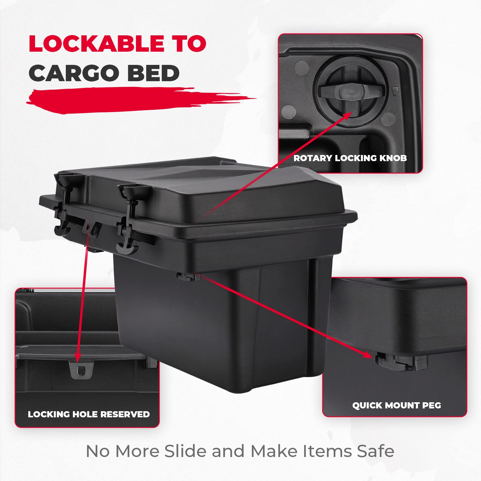 Kemimoto Defender box carico 20L + vano centrale 8L UTV