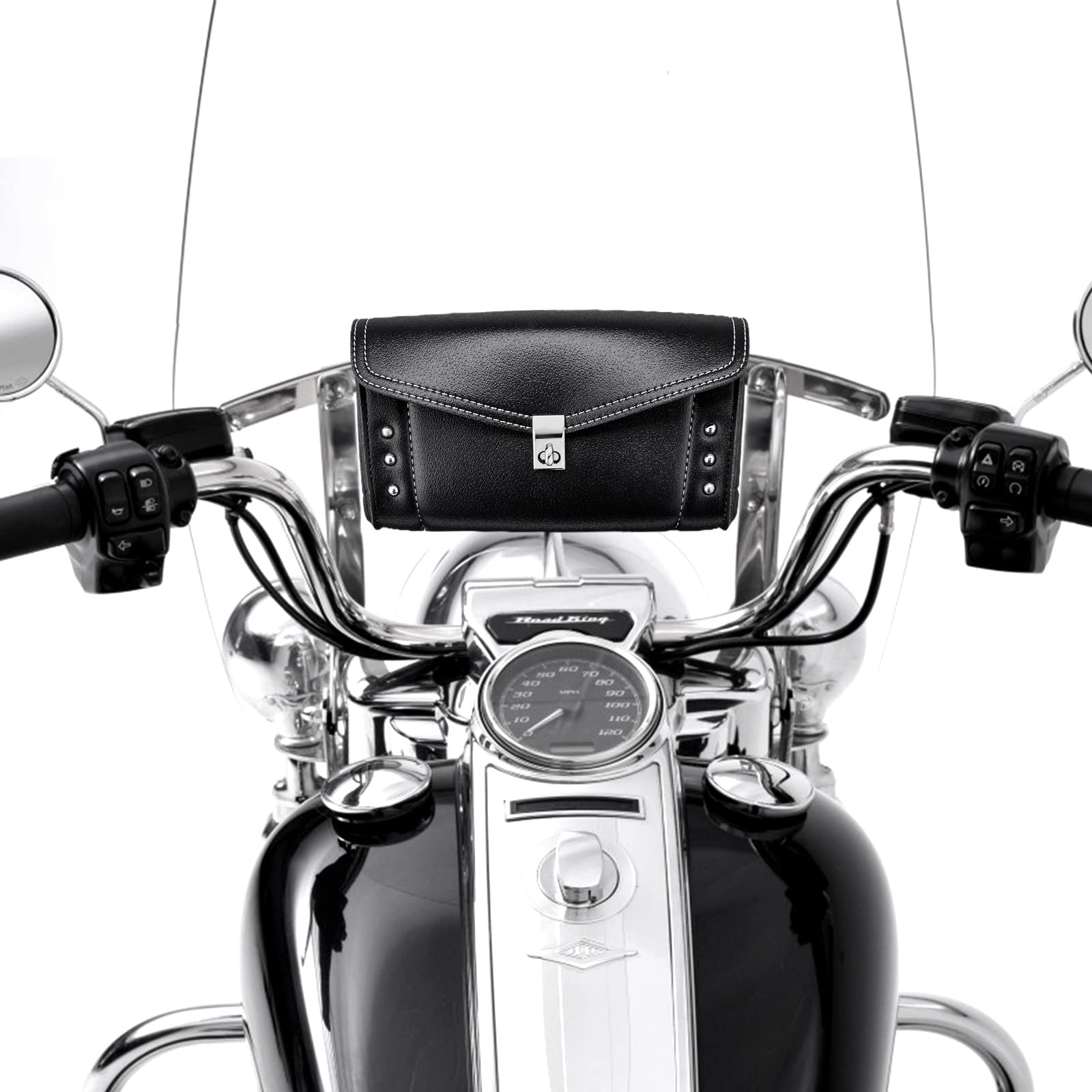 Kemimoto Road King borsa parabrezza moto rigida