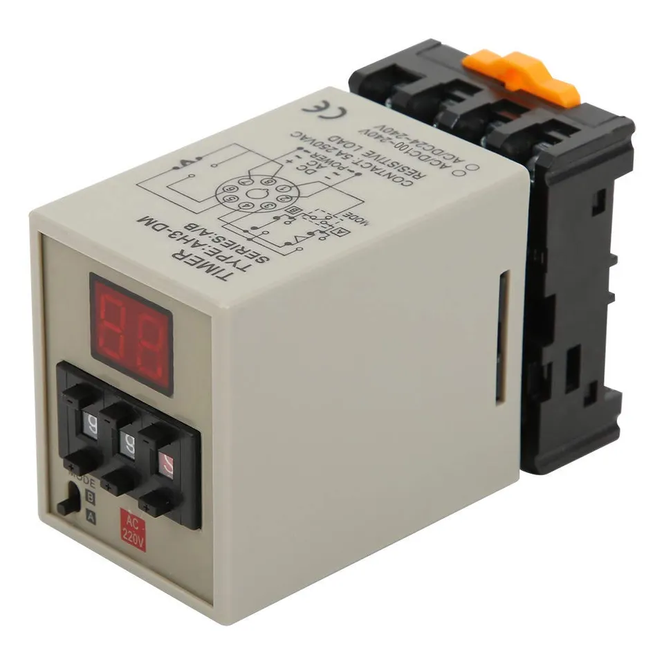 Kuuleyn AH3-DM relè temporizzato AC220V con base