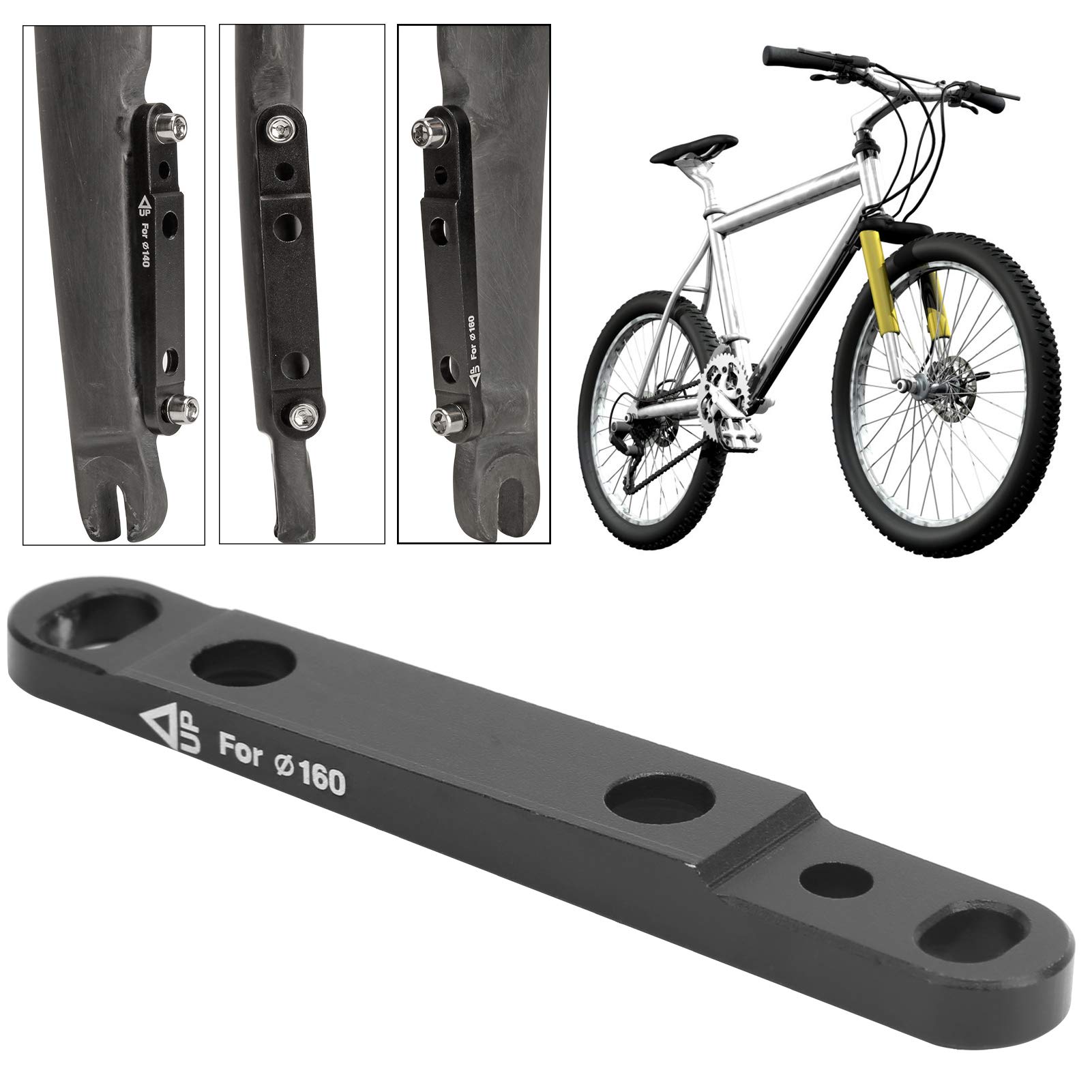 Kuuleyn Adattatore Freno Disco Bici 140/160 mm Alluminio