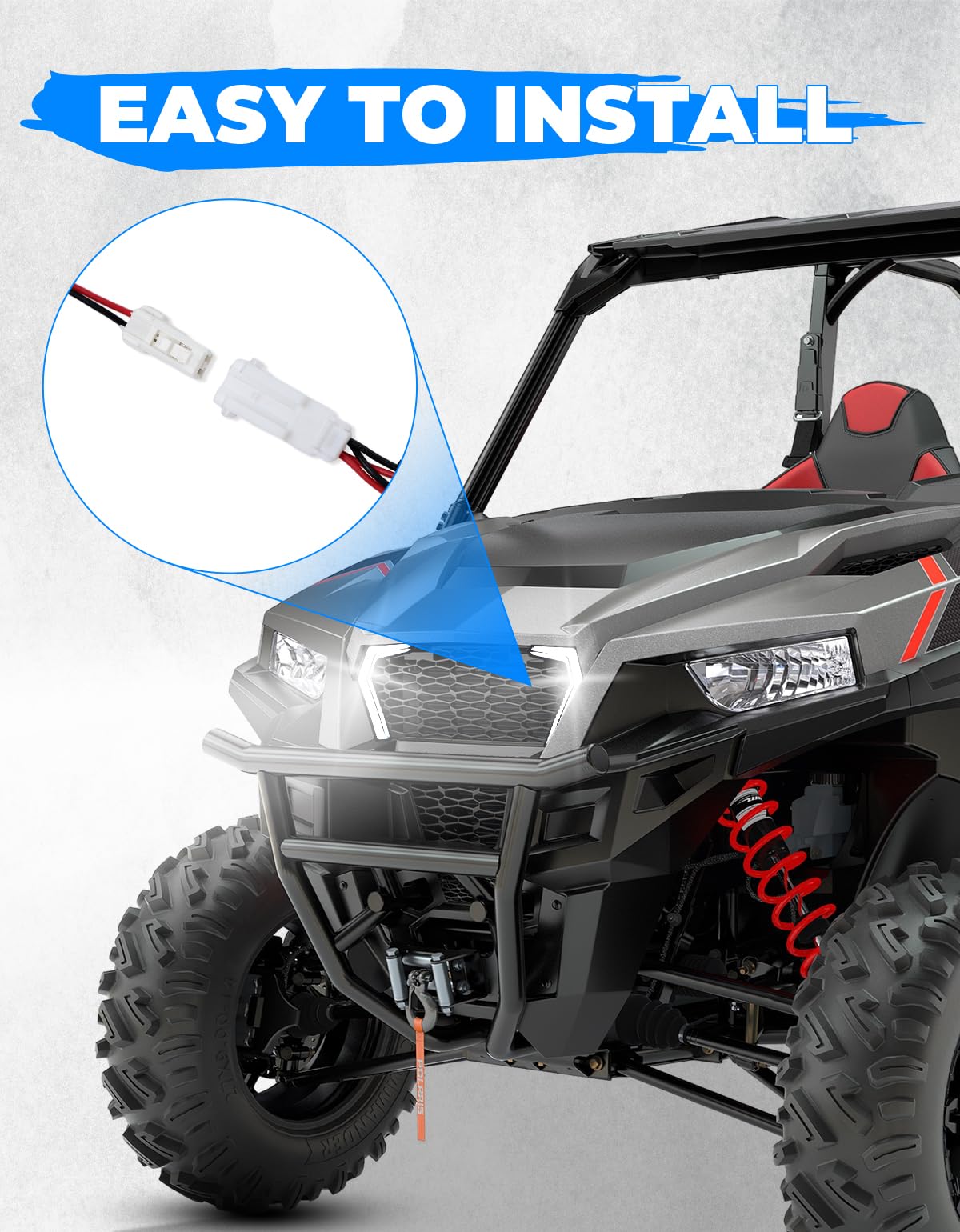 Kemimoto General 1000 freccia anteriore LED 2 pezzi IP67